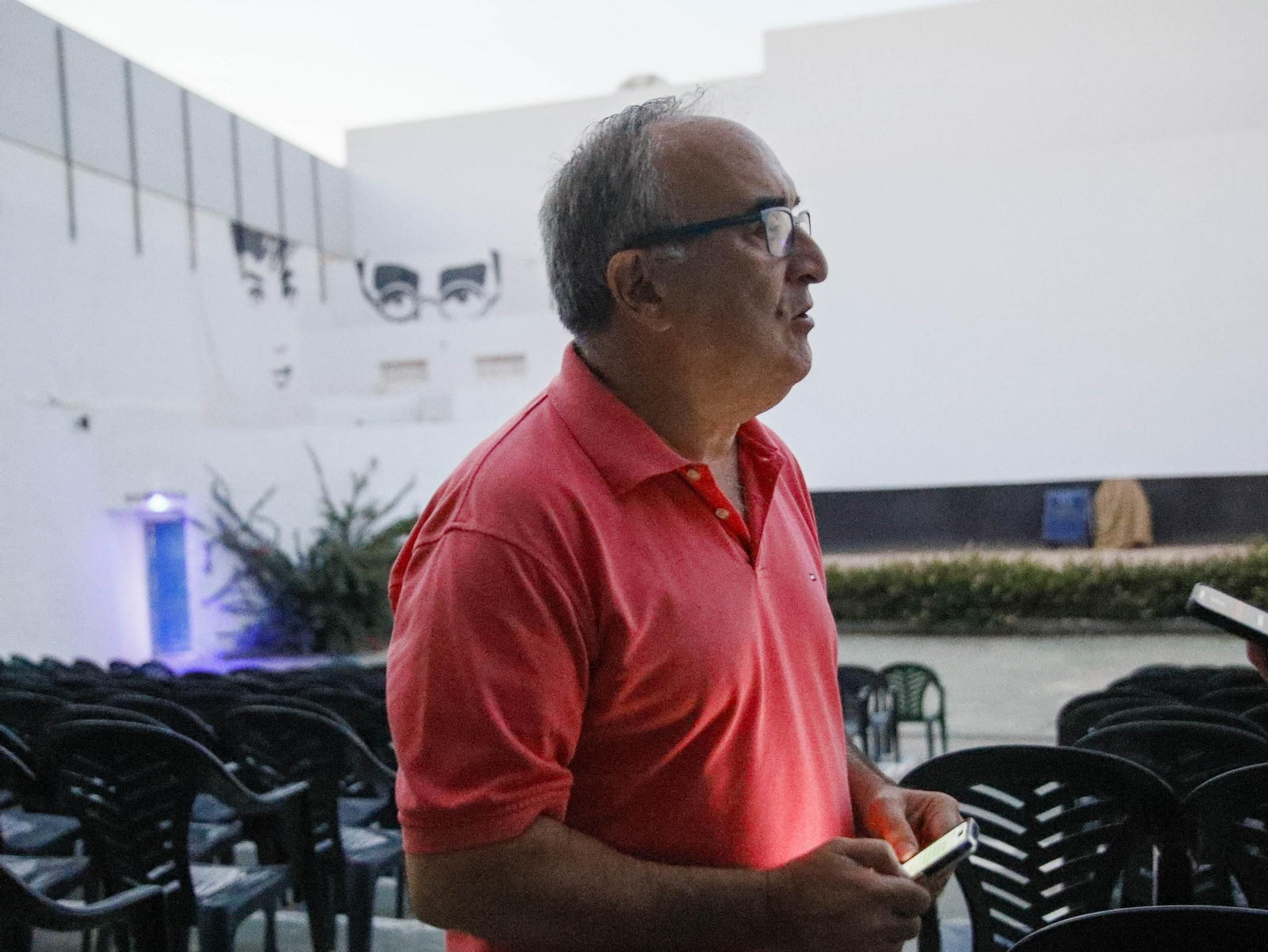 Imágenes de la última proyección en el cine de verano de Garrucha Imágenes de la última proyección en el cine de verano de Garrucha