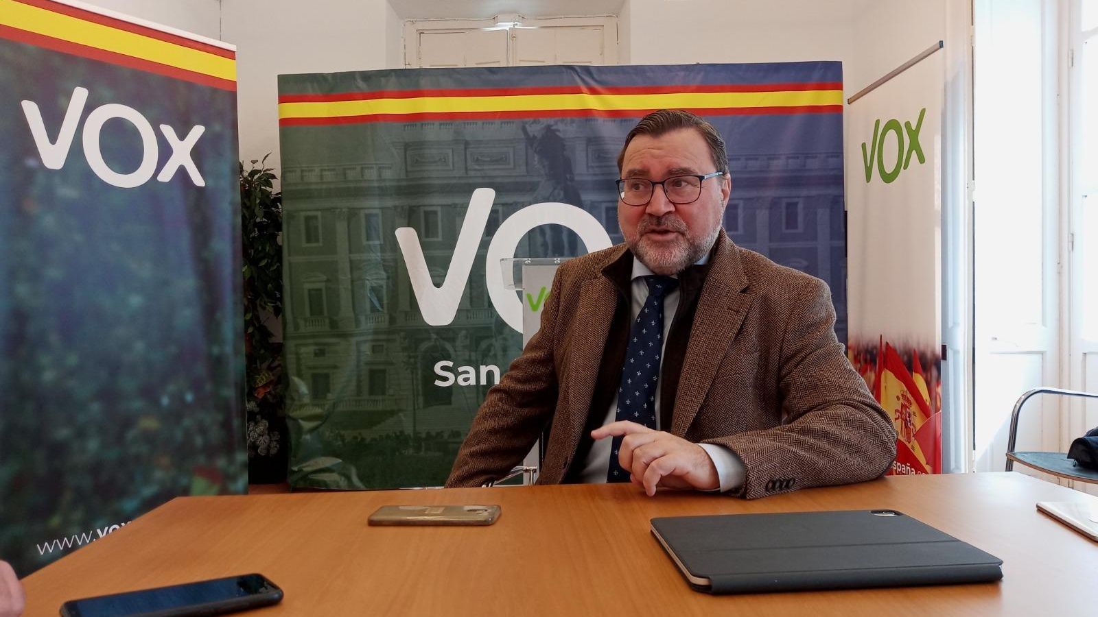 Carlos Zambrano, durante la entrevista.