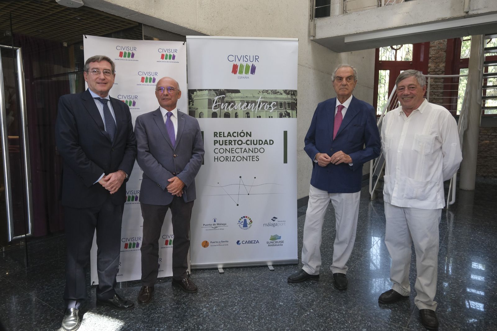 Algunos de los protagonistas del Encuentro Civisur