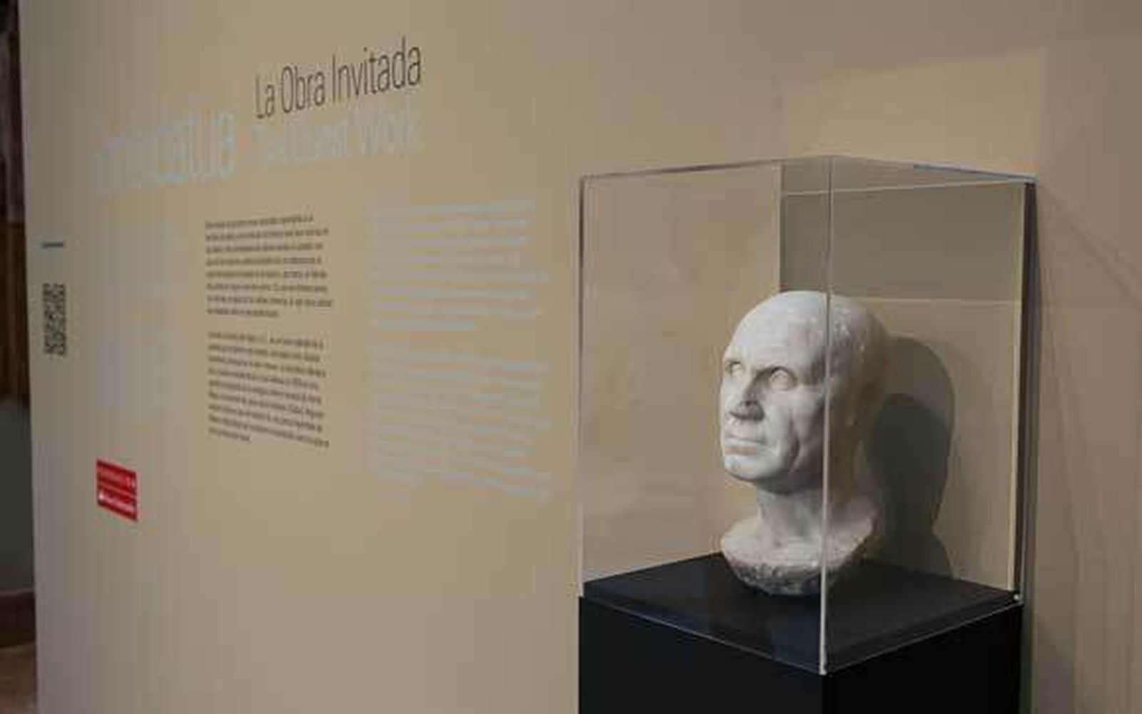 Una imagen de la escultura romana del Museo Arqueológico que se expone hasta octubre en Bilbao.