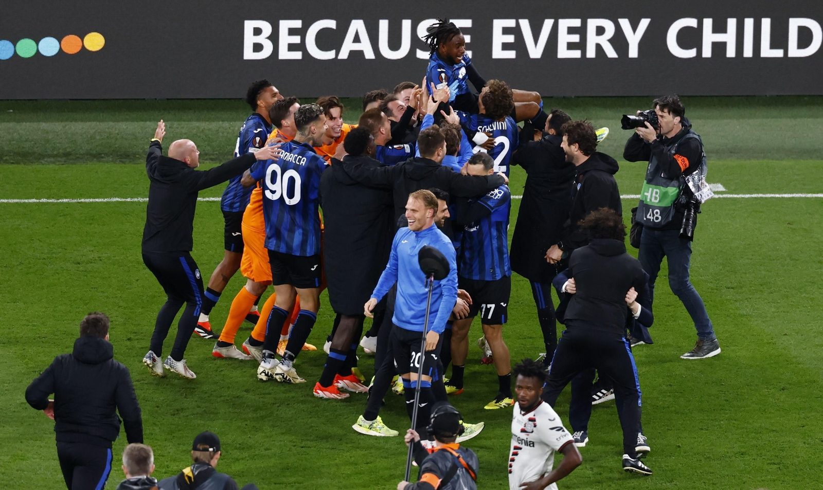 Las mejores fotos del título de la Atalanta en la Liga Europa