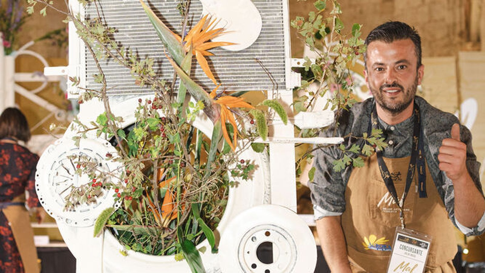 El sevillano Julio Boza es conocido como el "masterchef de las flores".