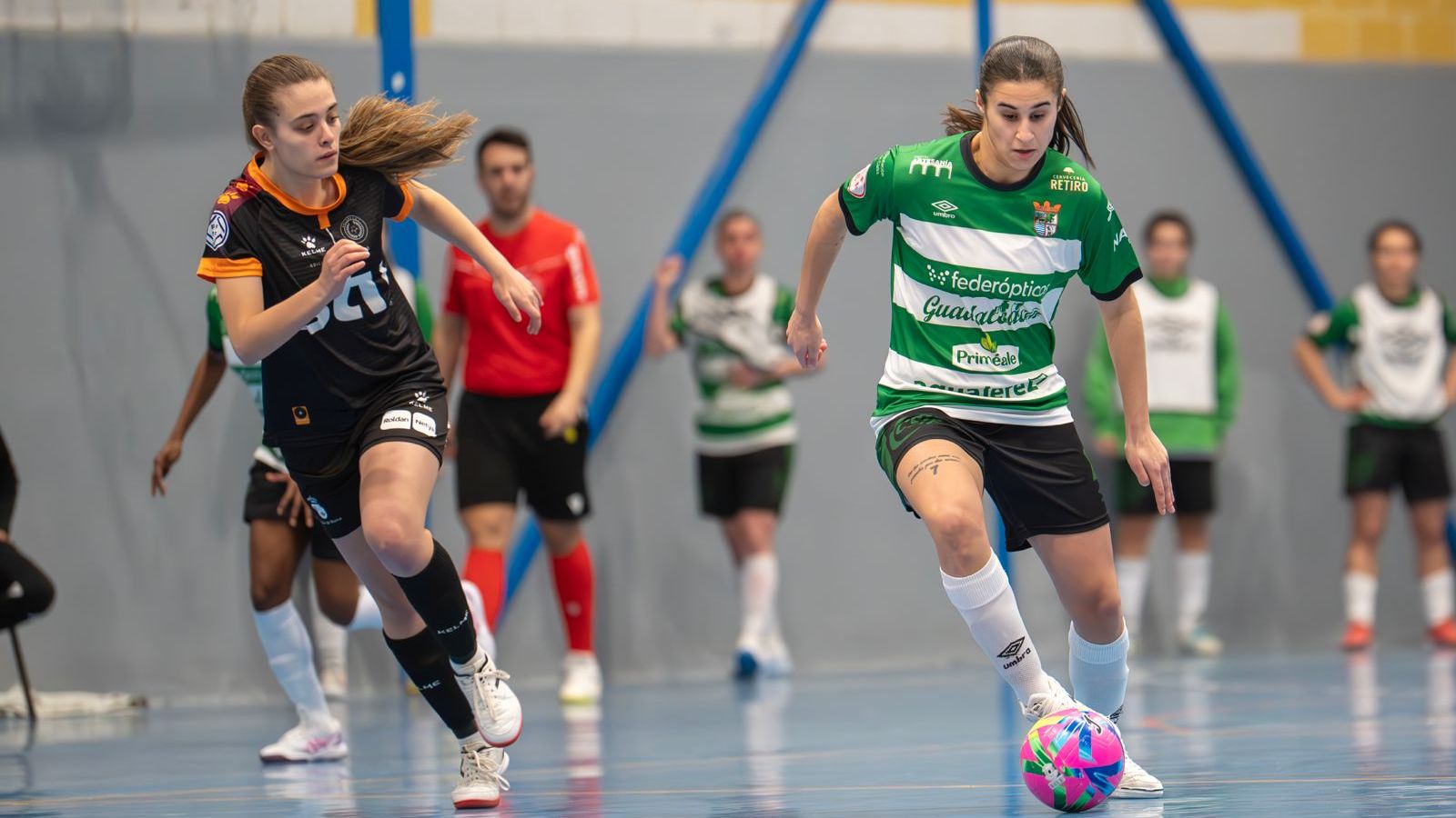 Otro momento del partido entre Guadalcacín FSF y STV Roldán.