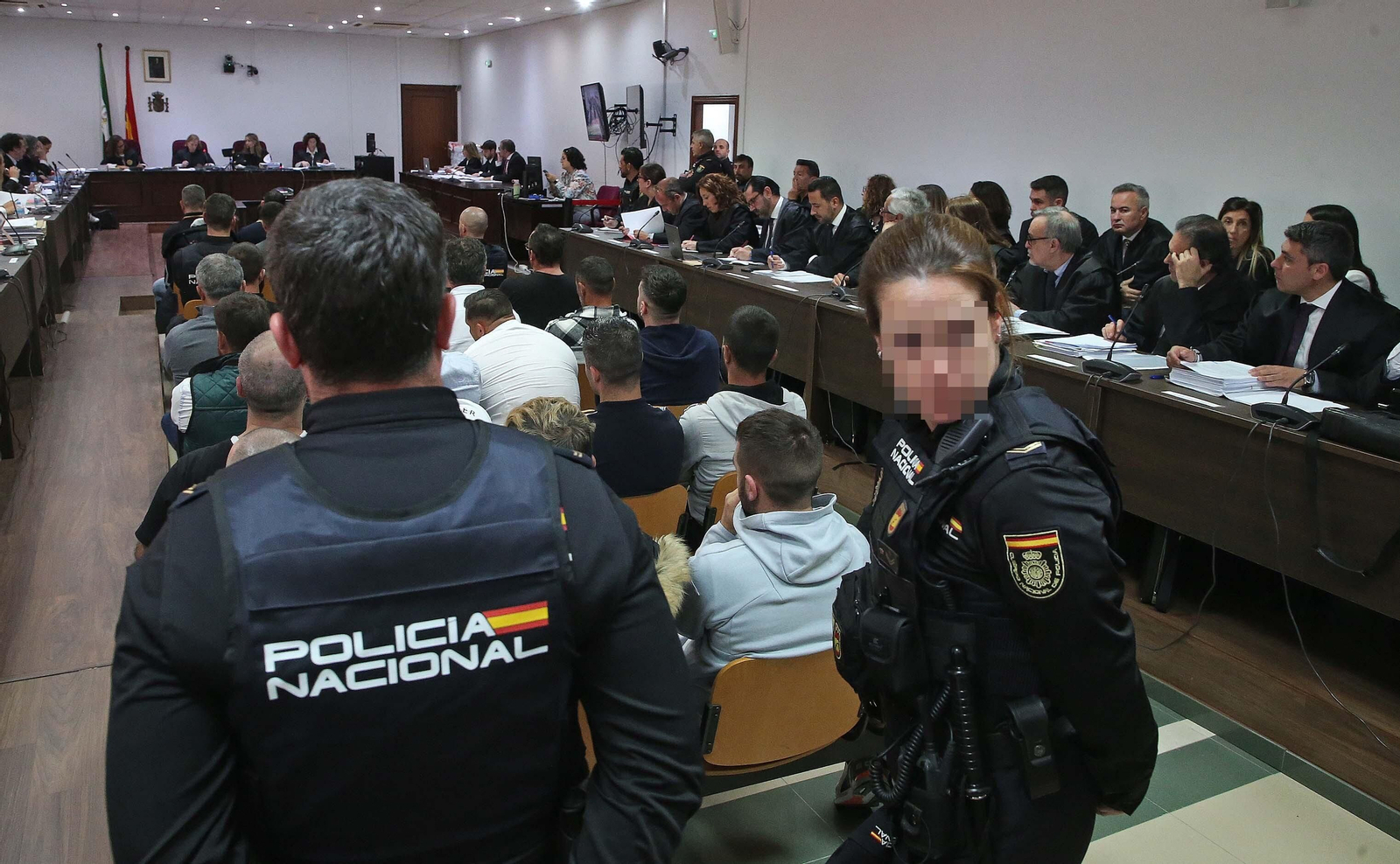 Fotos del inicio del macrojuicio contra Los Castañas en Algeciras