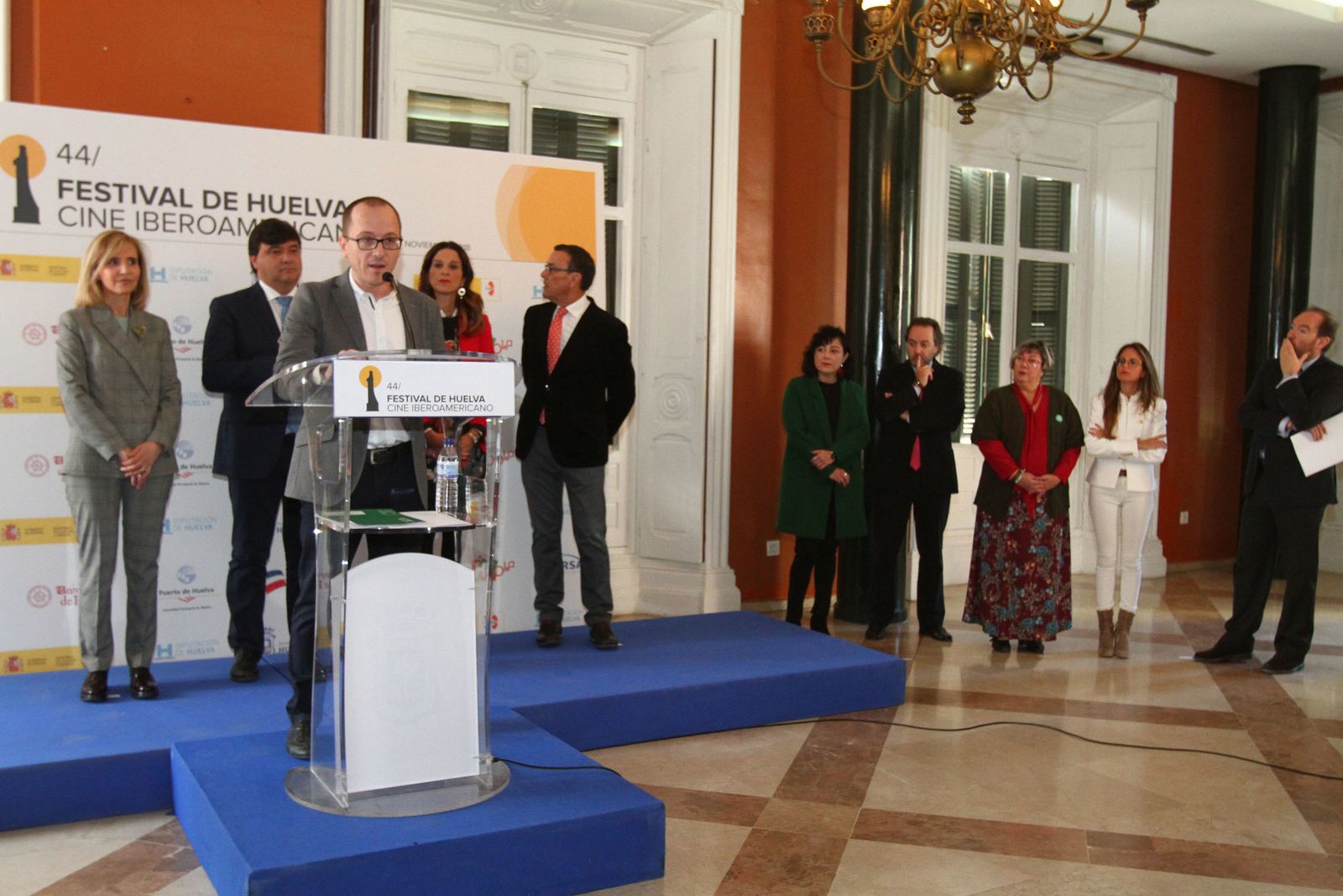 Imágenes de la presentación de la 44 edición del Festival de Huelva Cine Iberoamericano