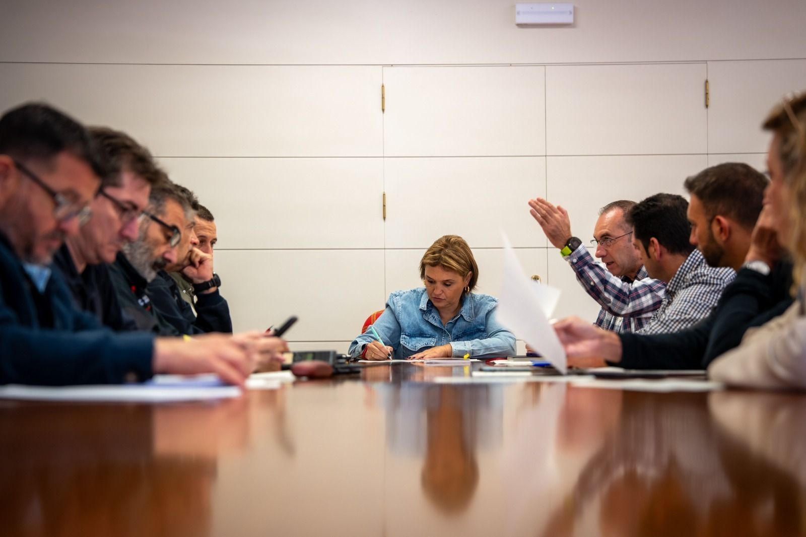 La reunión del Centro de Coordinación Operativa Local de Torremolinos.