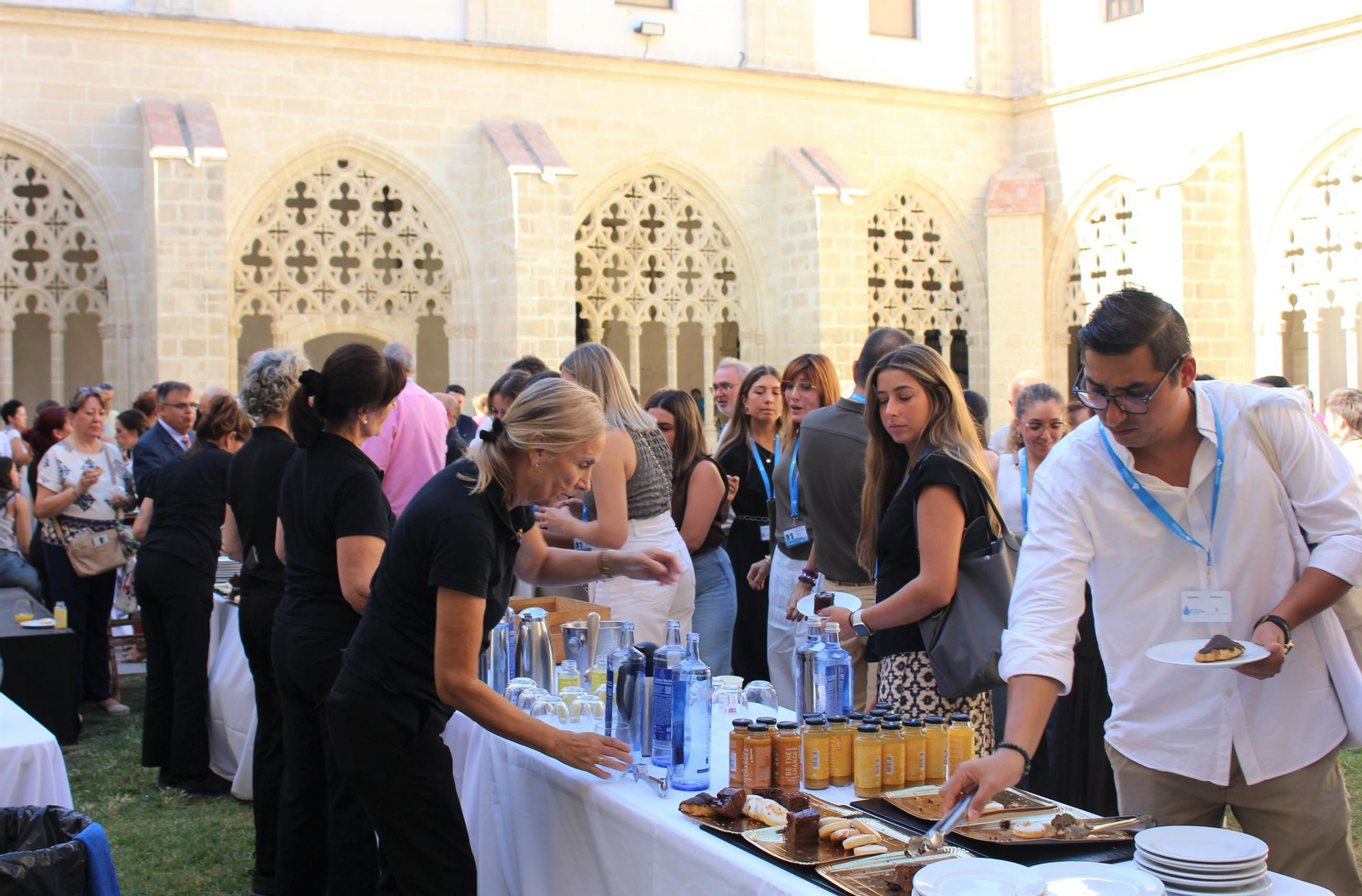 Ambiente en los Claustros.