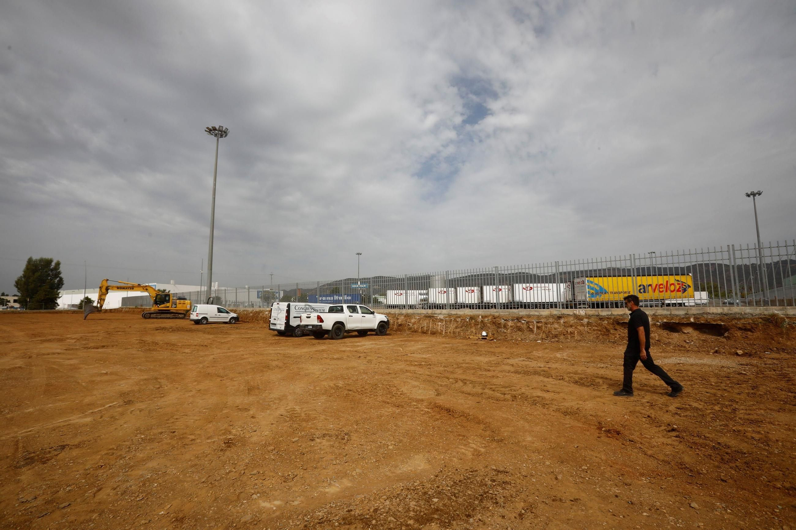 El inicio de las obras de la tercera fase del parque logístico de Córdoba, en imágenes