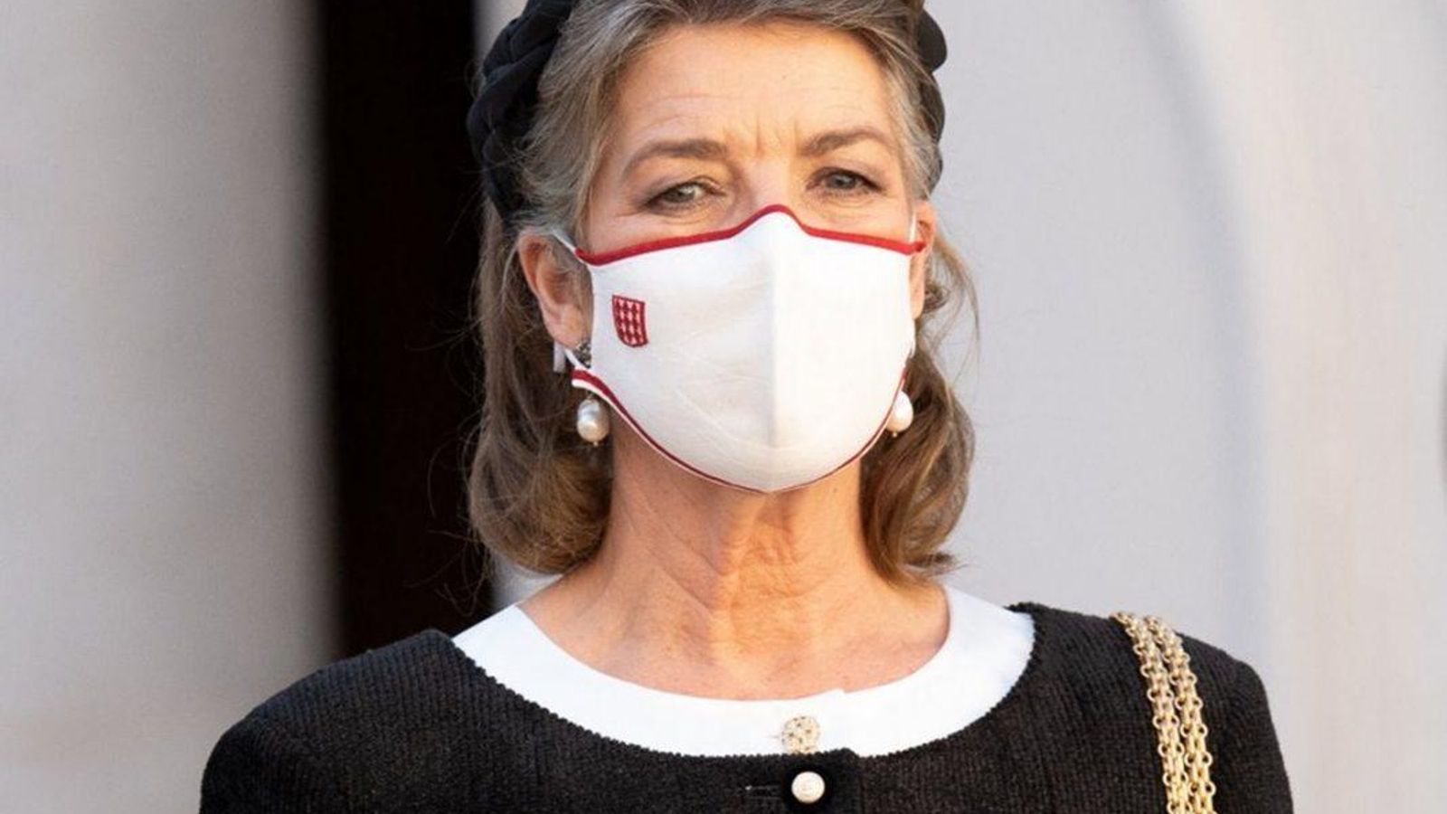 Carolina de Mónaco, en la celebración del Día Nacional del Principado en noviembre.