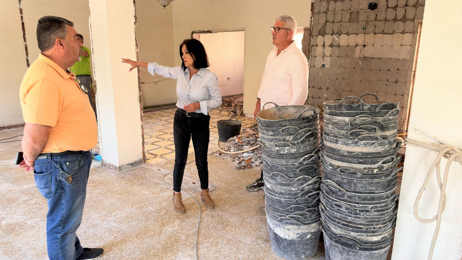 Obras de ampliación de la Biblioteca Municipal.