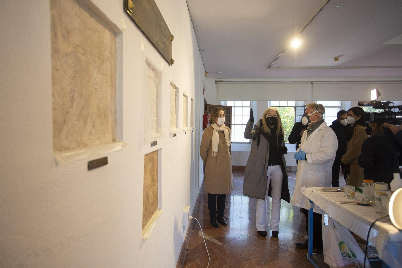 El traslado de las piezas del Museo Arqueológico, en imágenes.