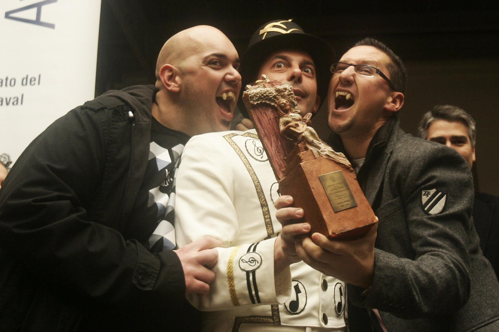 Así era la entrega de premios del COAC - Homenaje al Comparsista