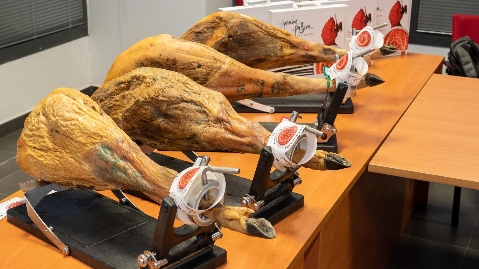 Patas de jamón ibérico.