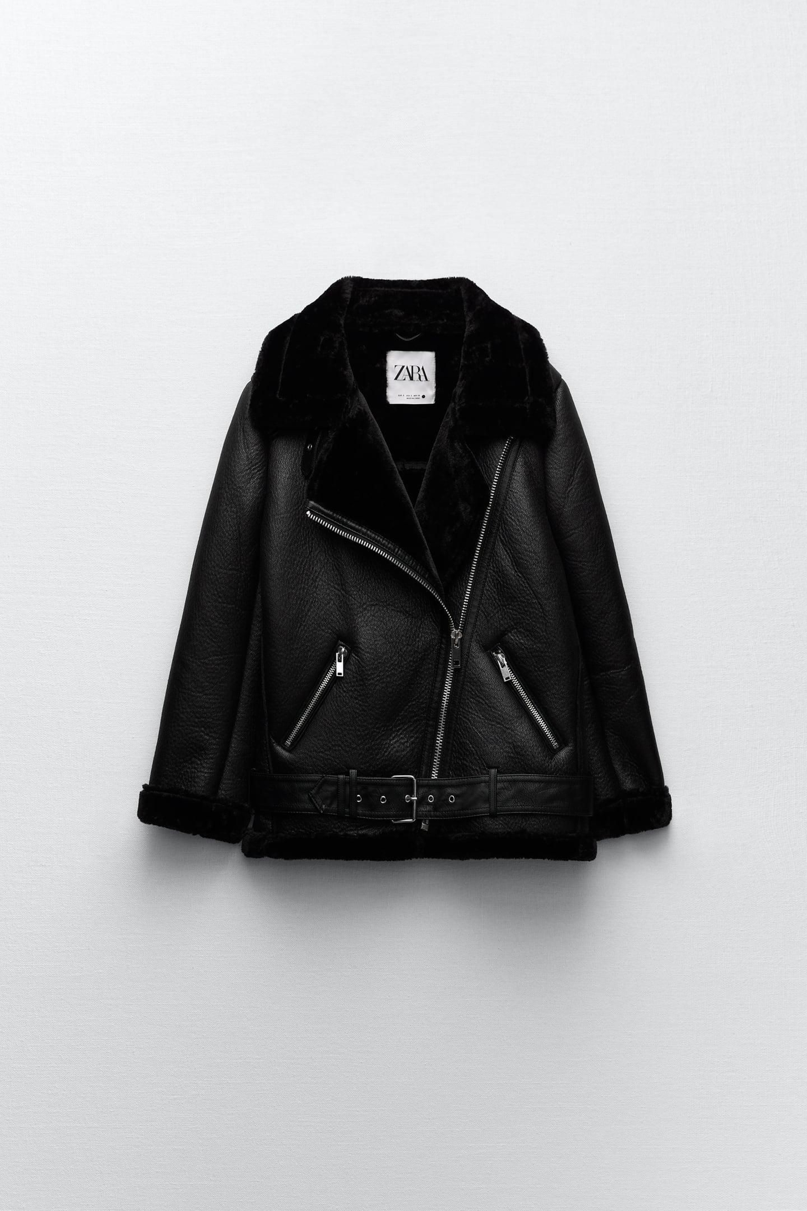 Cazadora doble faz de Zara.