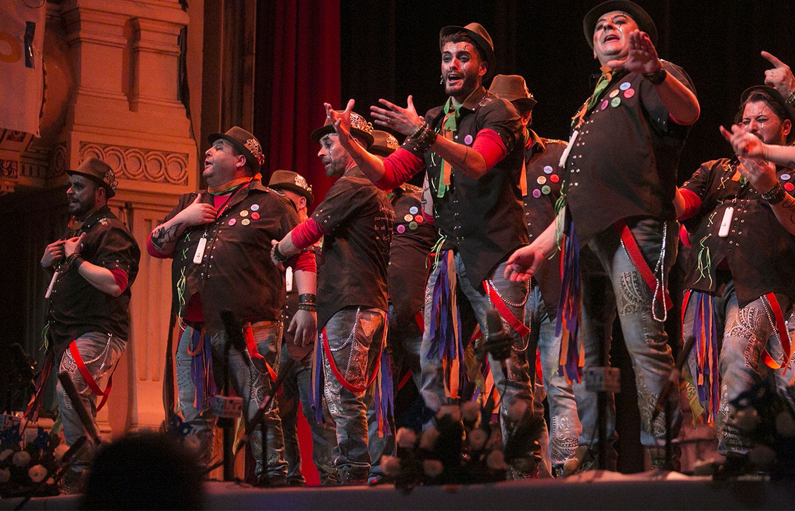 La final del Carnaval Colombino, en imágenes