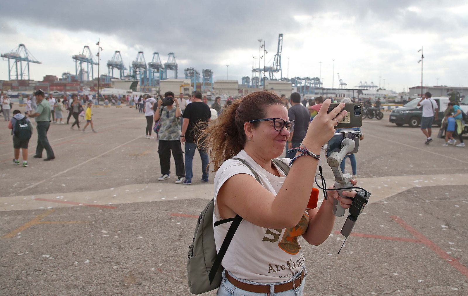 Fotos de la exhibición de medios de la Guardia Civil en el Llano Amarillo de Algeciras