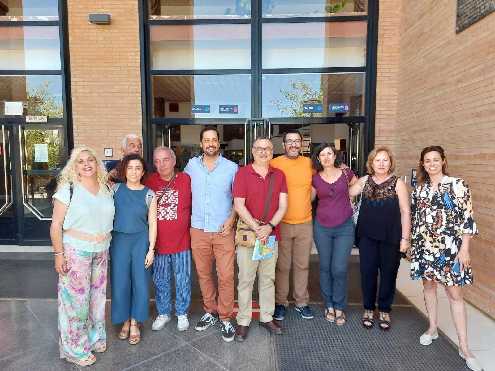 Encuentro de Guzmán Ahumada con representantes sindicales de la plantilla de la UMA. Encuentro de Guzmán Ahumada con representantes sindicales de la plantilla de la UMA.
