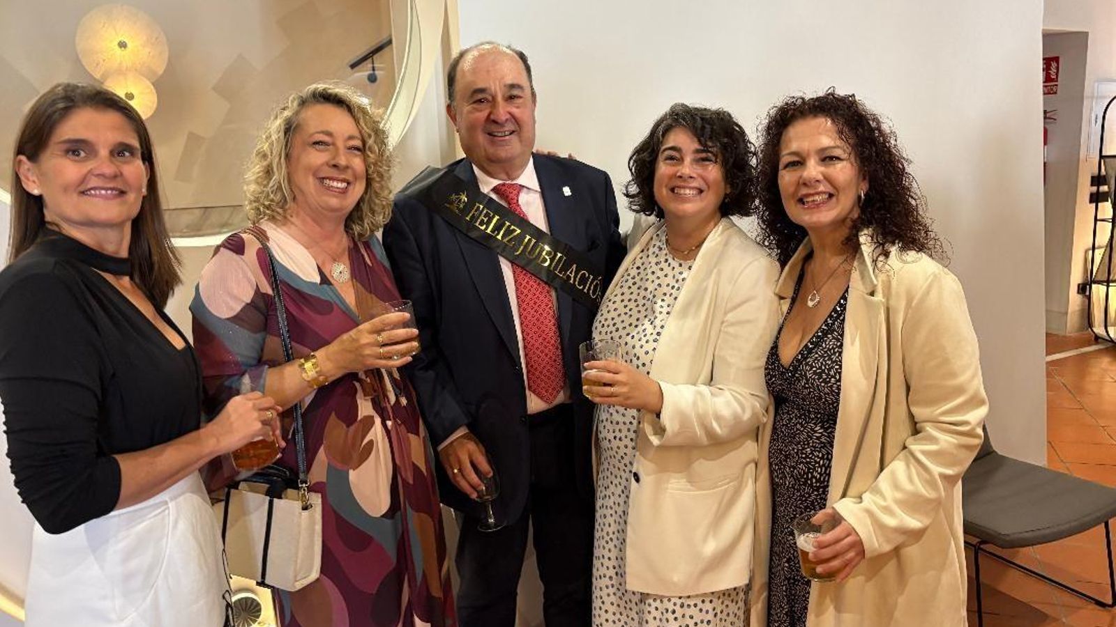 Esther Álvarez, Inmaculada Hernández,  Sebastián Quintero, Sonia Garófano y Virginia Santamaría.