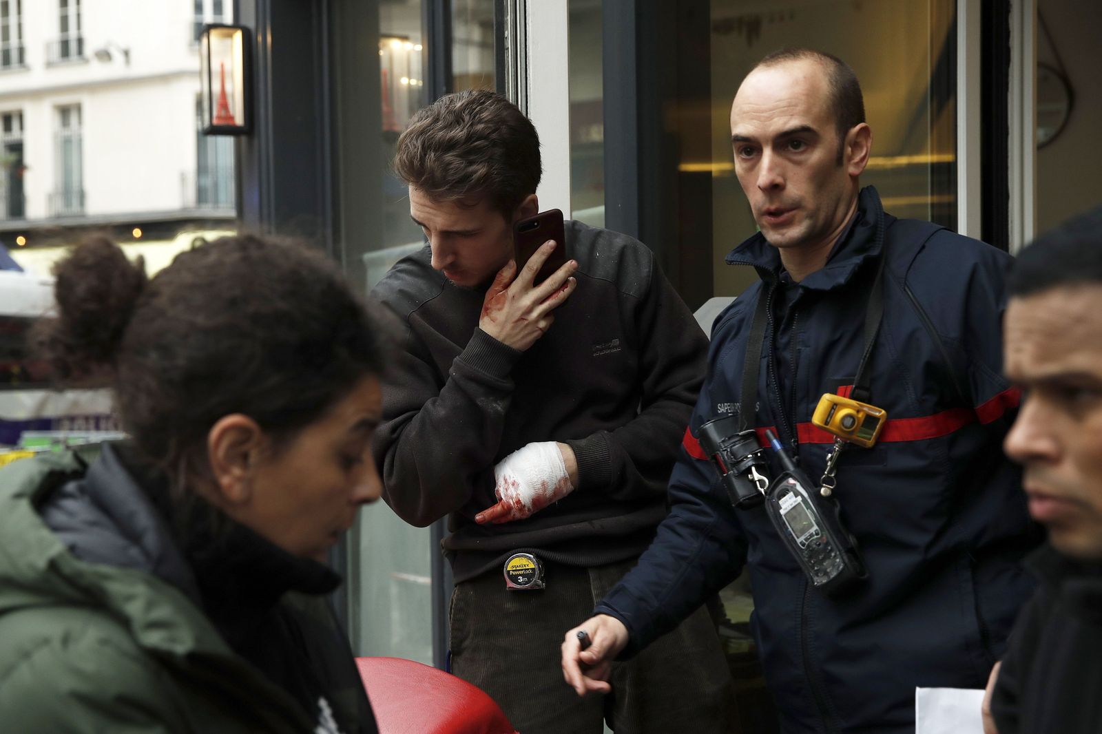 Las imágenes de la explosión de gas en París