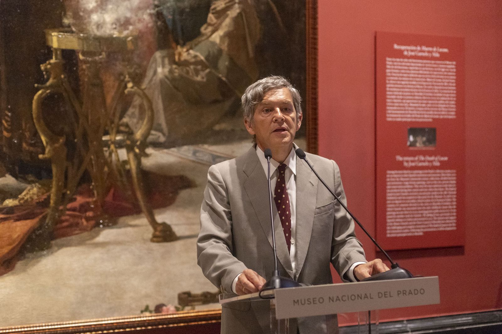 Javier Barón, jefe del Área de Conservación de pintura del siglo XIX de El Prado.
