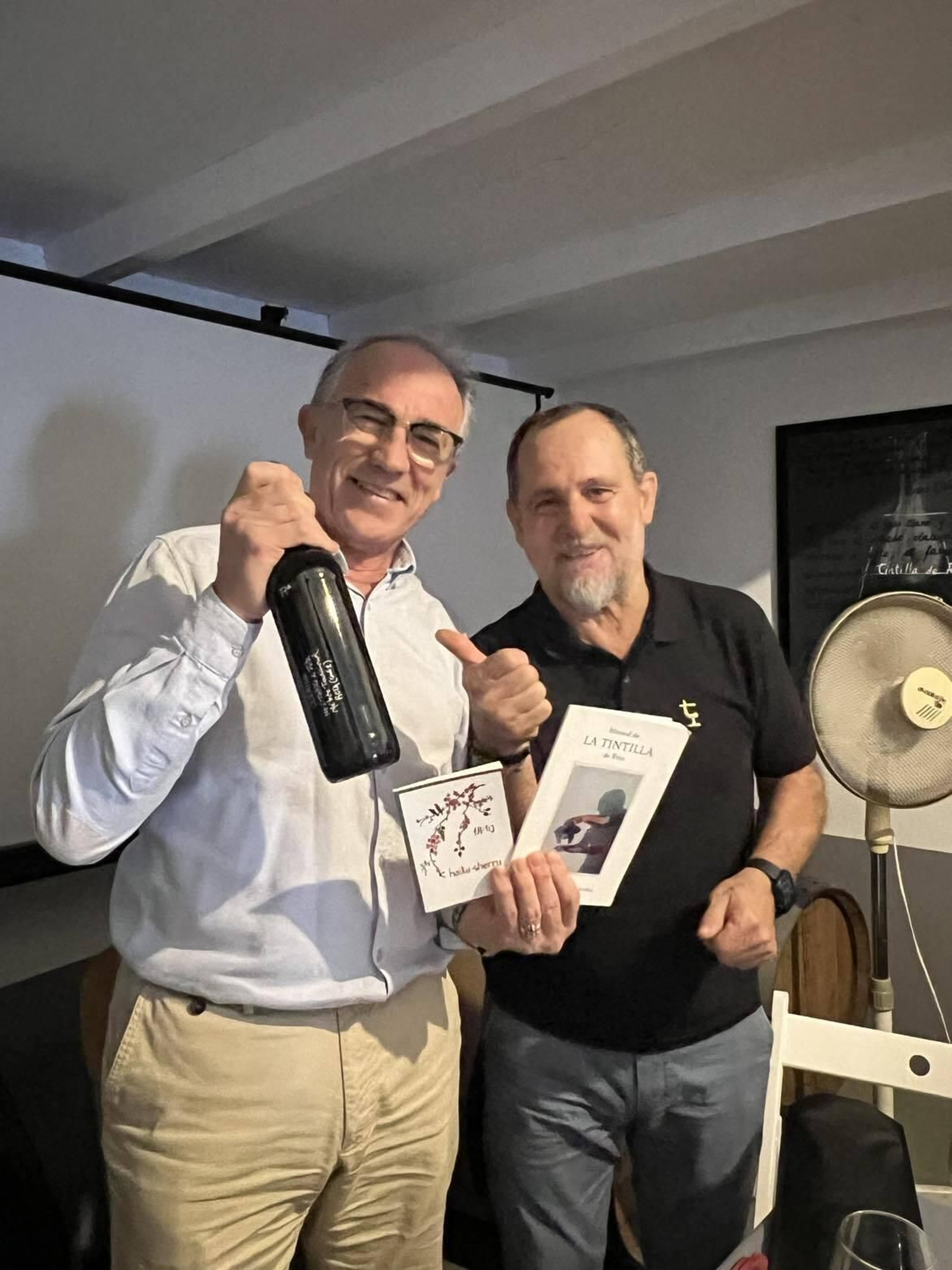 En Rota, con el viticultor José Antonio Rodríguez ‘Peque’.