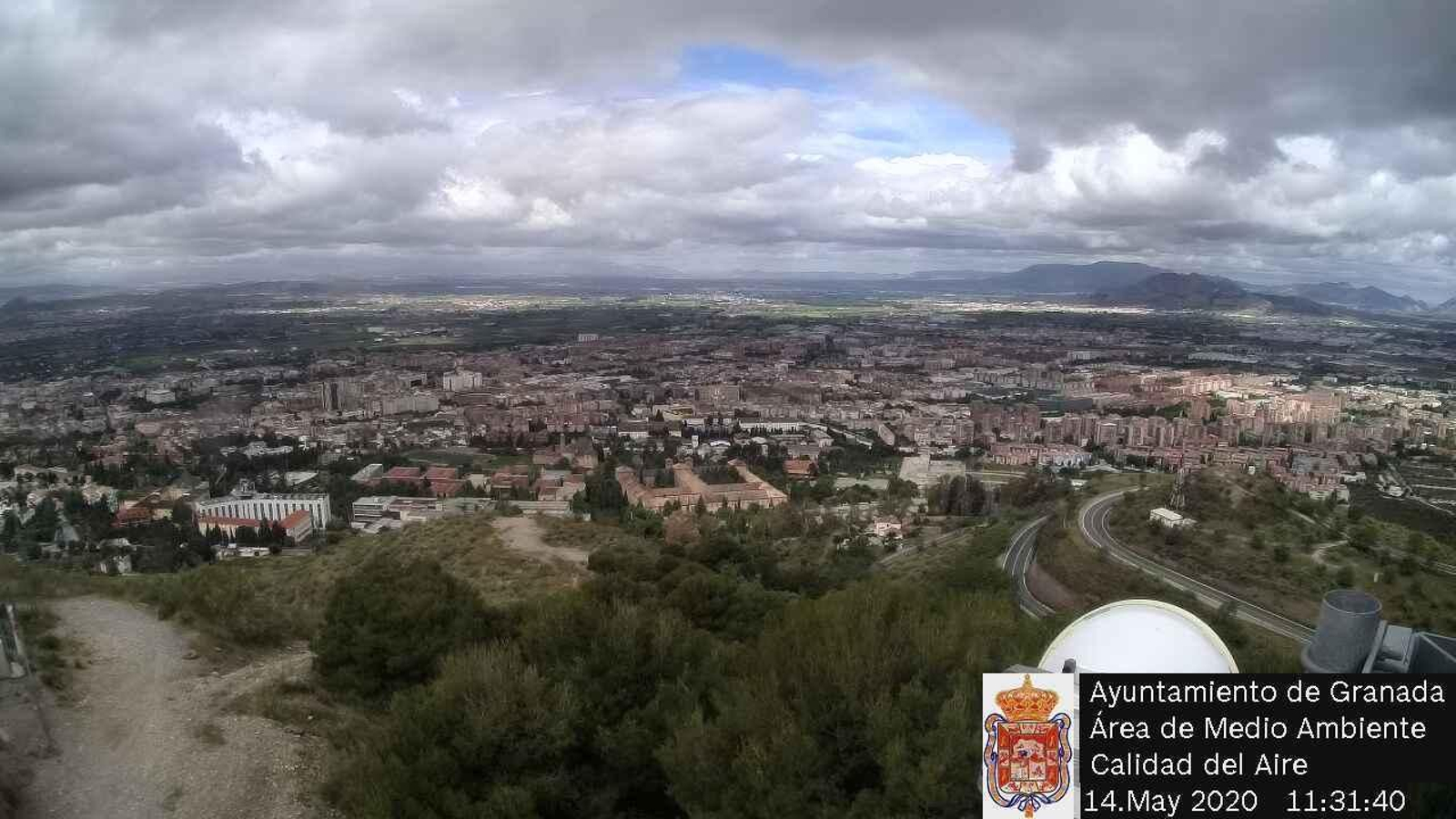 La calidad del aire volvió a empeorar en Granada con el inicio de la desescalada