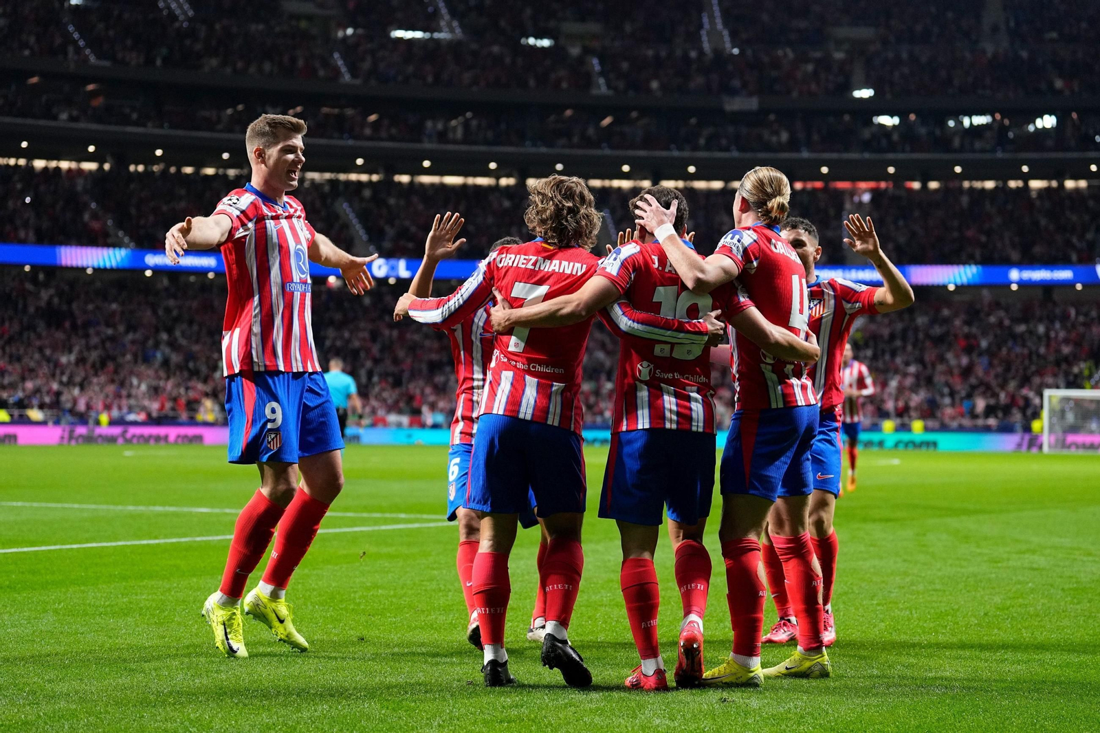 Las mejores imágenes del Atlético de Madrid en su duelo contra el Lille