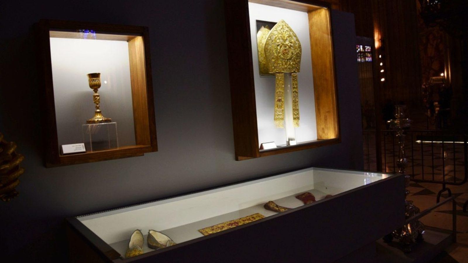 Piezas de la exposición.