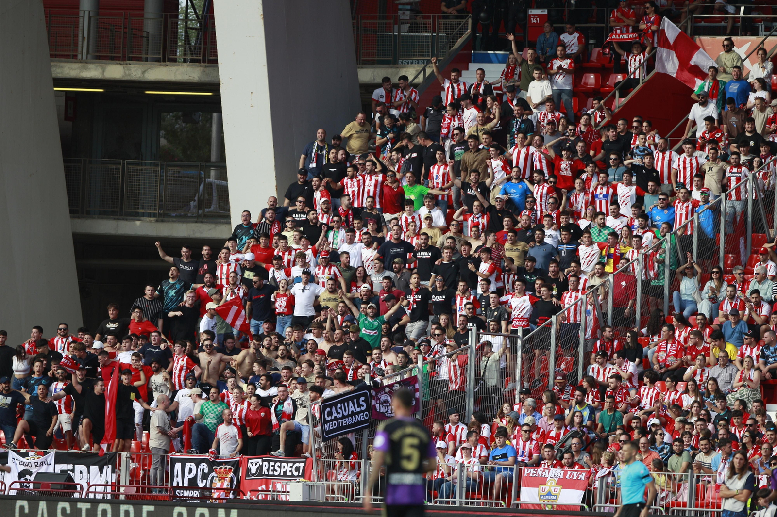 Imágenes del partido U.D. Almería-Real Valladolid C.F.