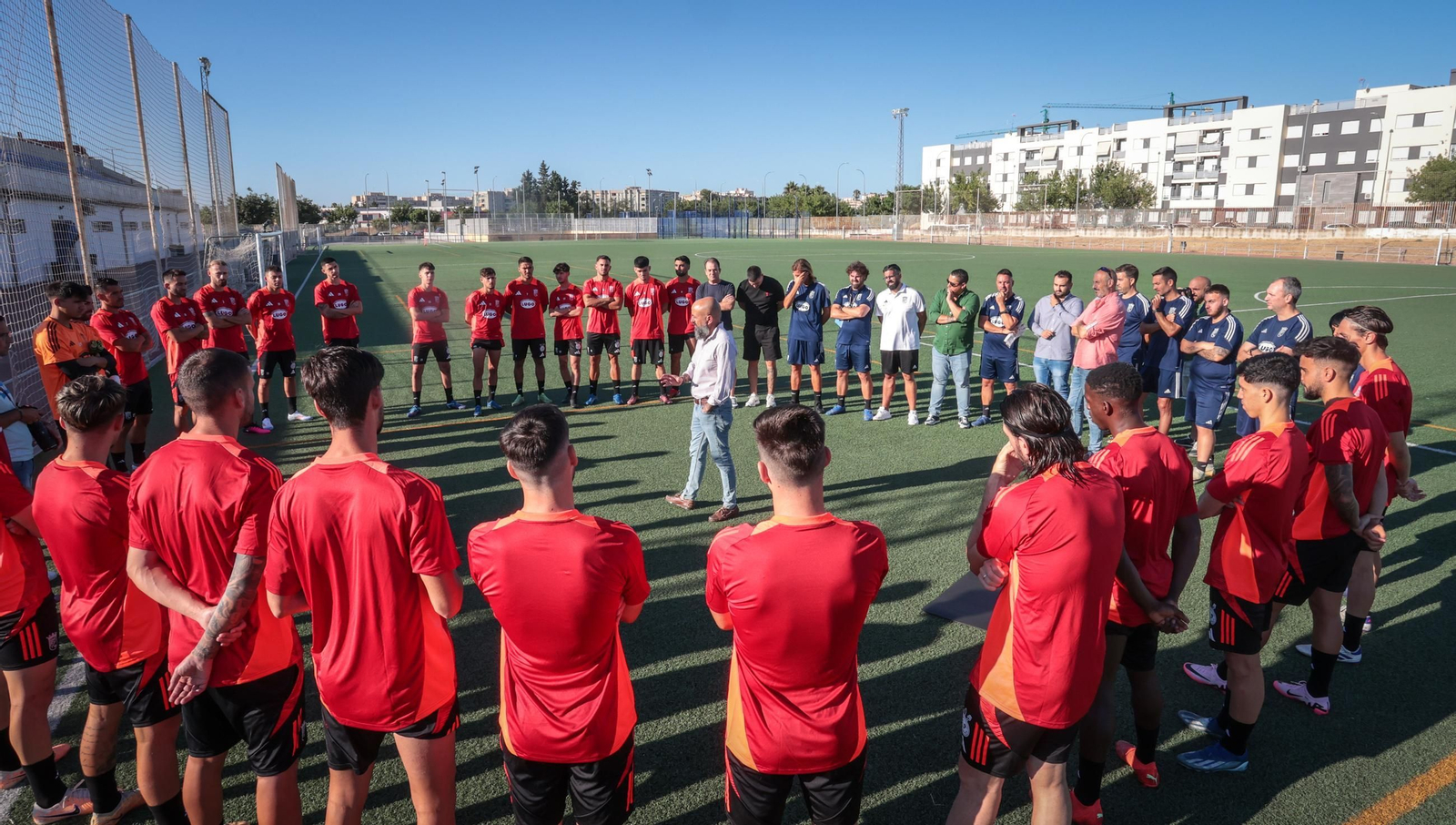 Imágenes del primer entrenamiento de la temporada Xerez CD