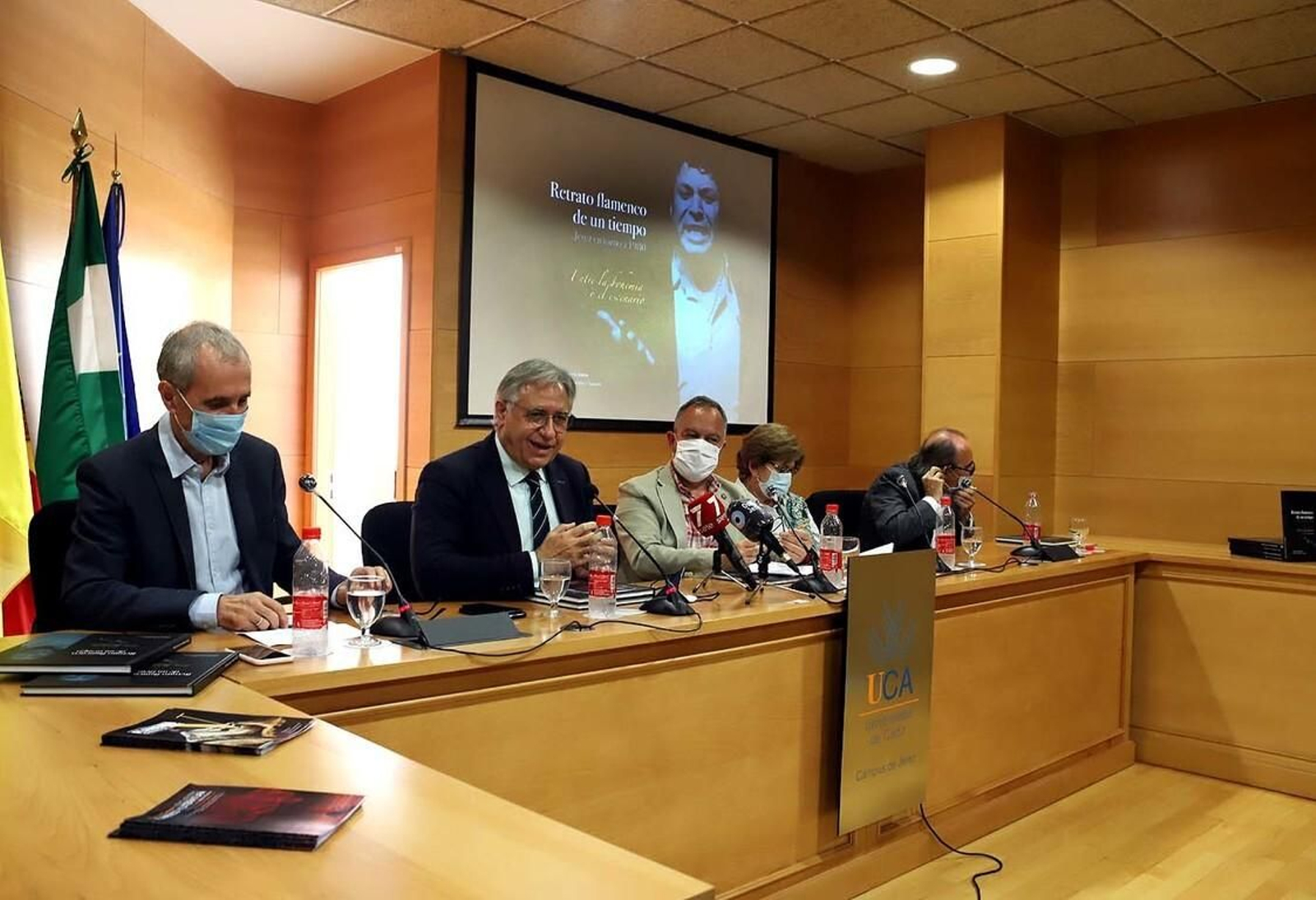 Imagen de la presentación del libro este miércoles en el Campus de Jerez. Imagen de la presentación del libro este miércoles en el Campus de Jerez.