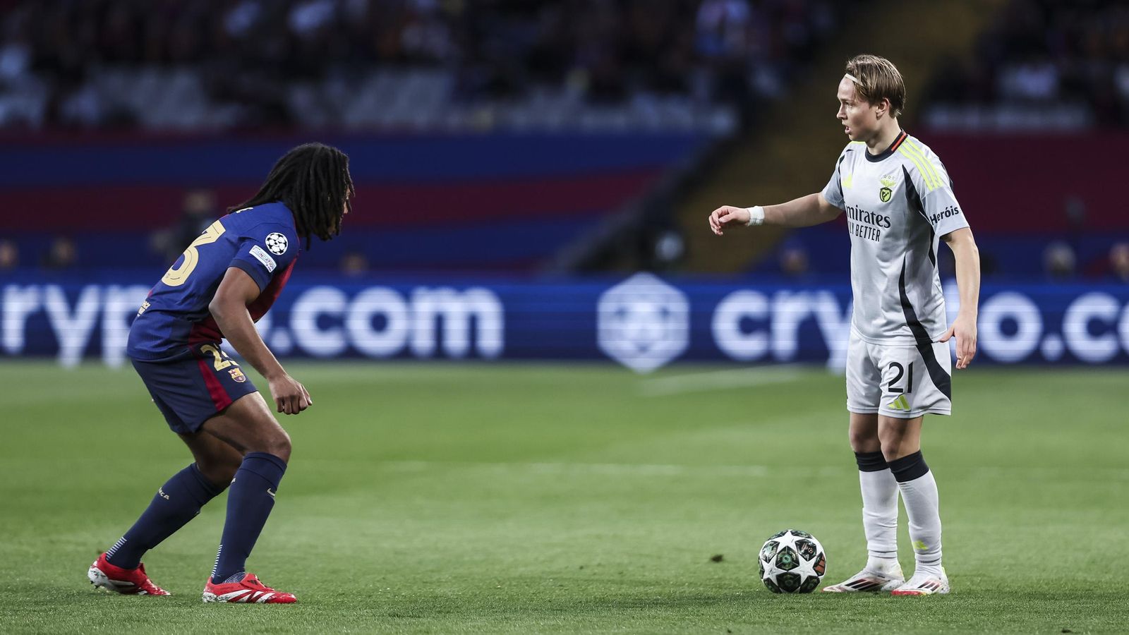 Las fotos del Barcelona-Benfica