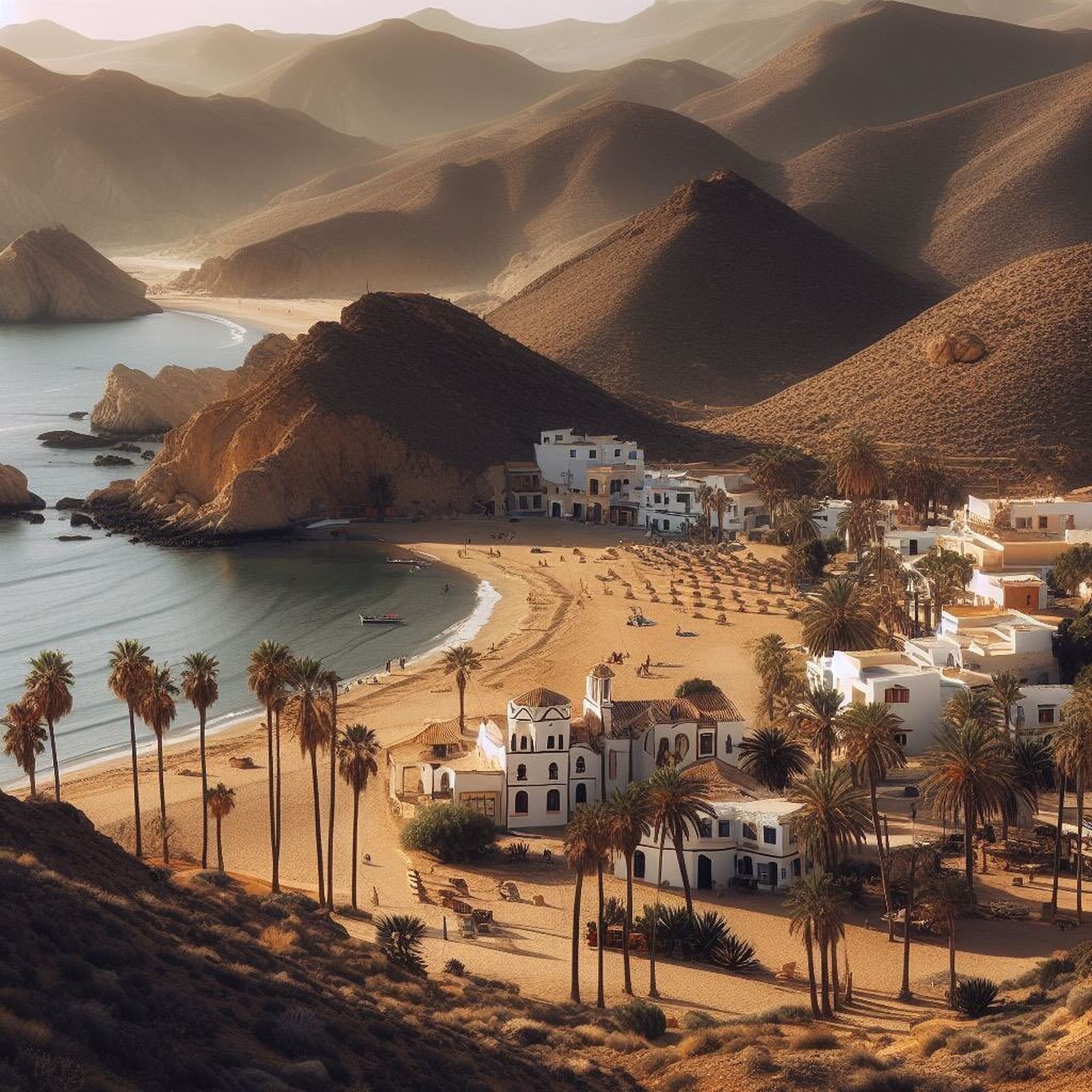 Así serían los pueblos de Almería en una película de Pixar, según la IA