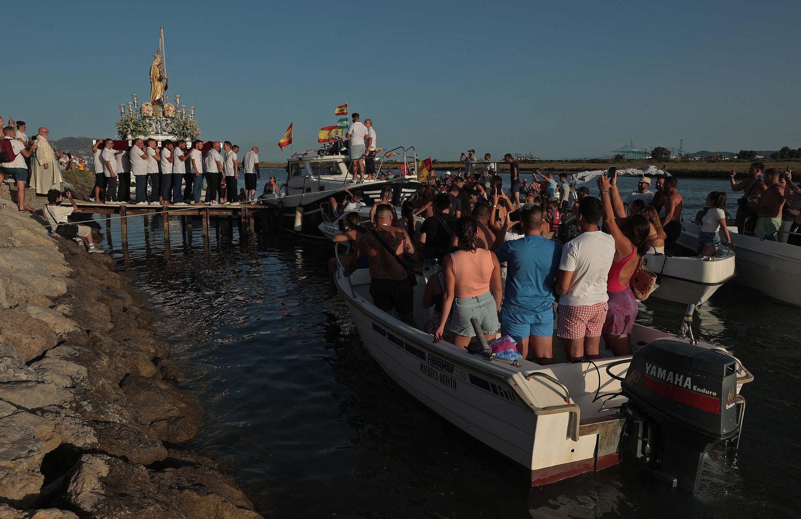 Fotos de la procesión de la Virgen del Carmen en Palmones