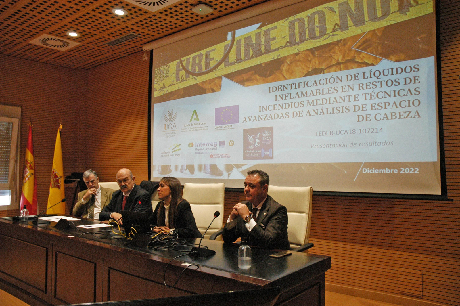 Presentación en el Campus de Jerez.