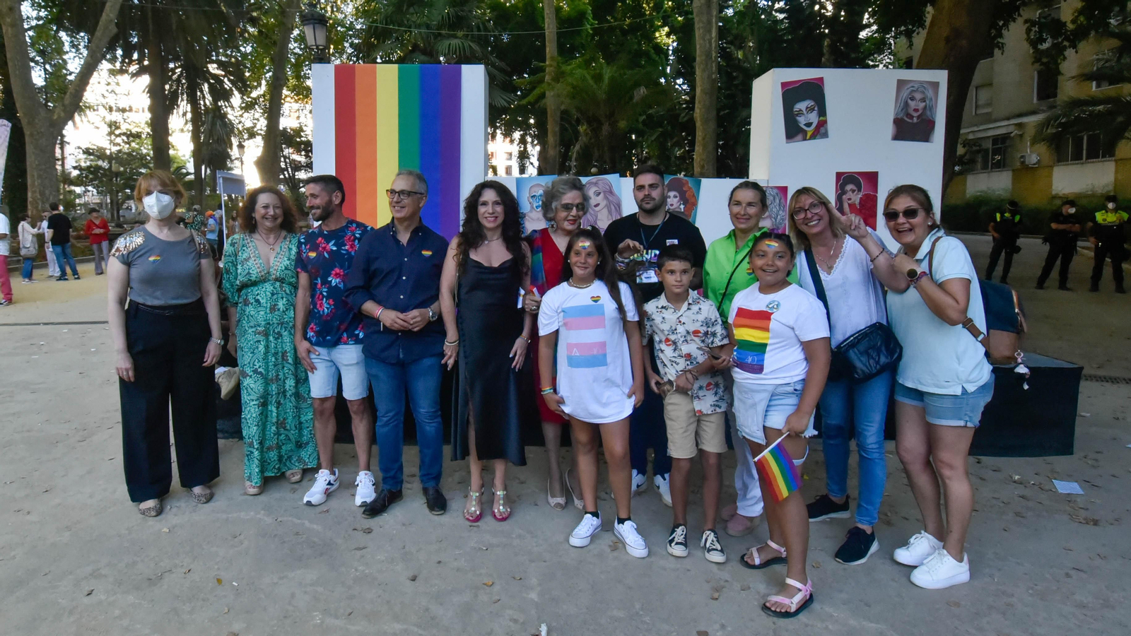 Fotos de la celebración del Orgullo LGTBI en Algeciras con Manolita Chen