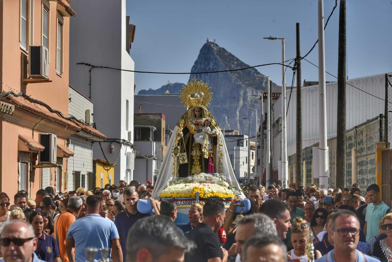 Las fotos de la procesión de la Virgen del Carmen en La Línea