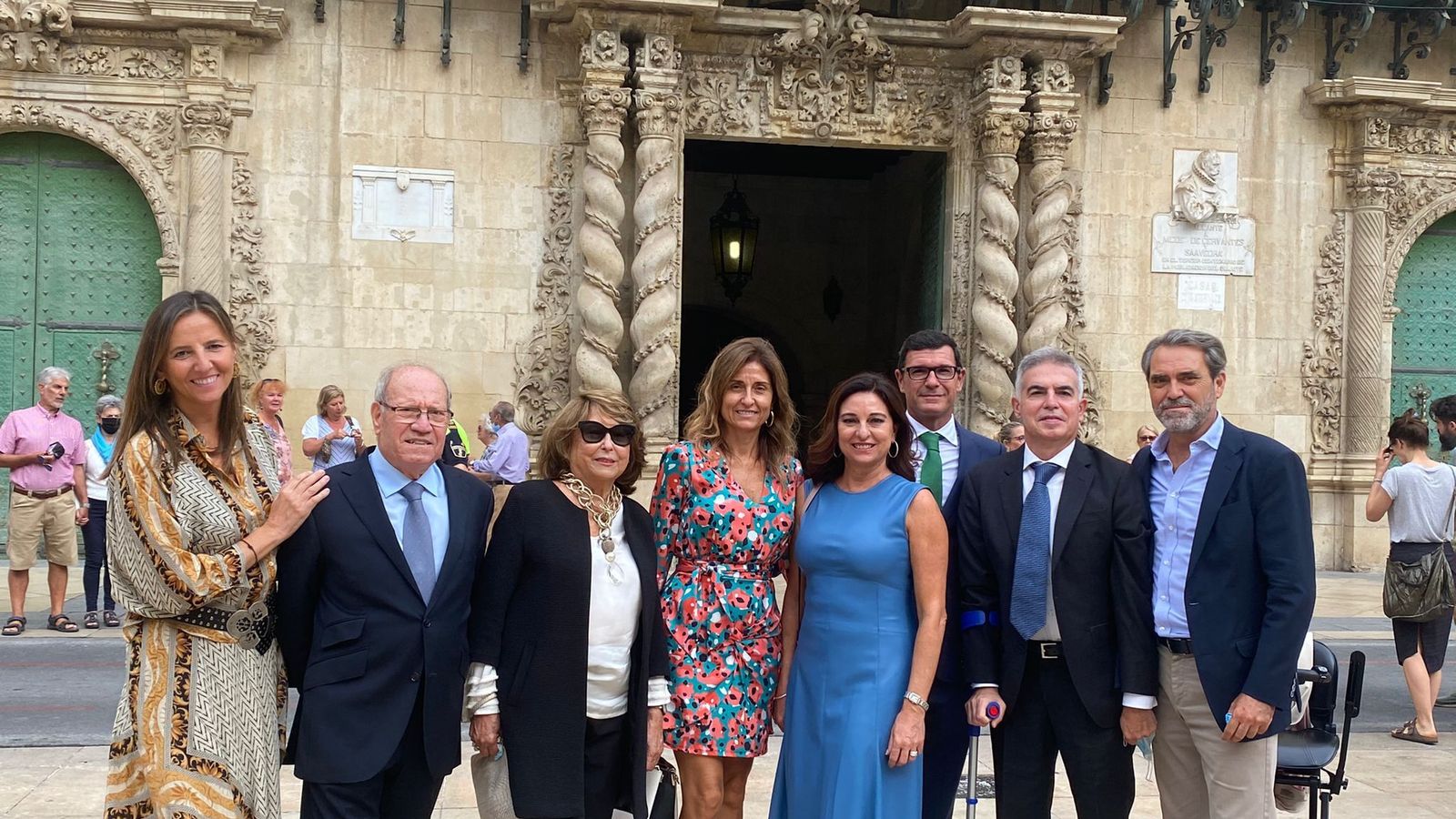 Rosali con la familia, que la conoce por este cariñoso apócope.