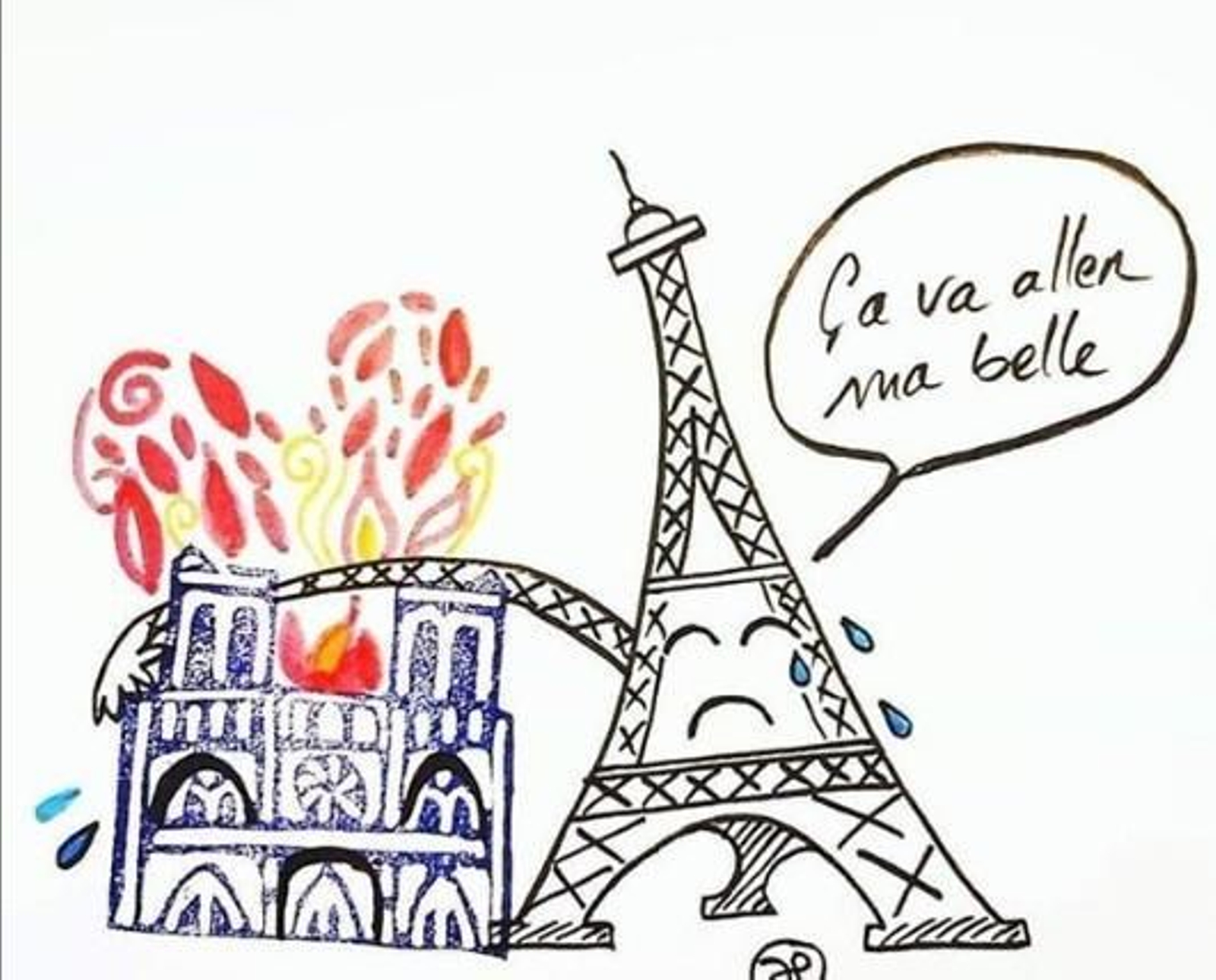 Incendio de Notre Dame: Las redes sociales se llenan de muestras de solidaridad