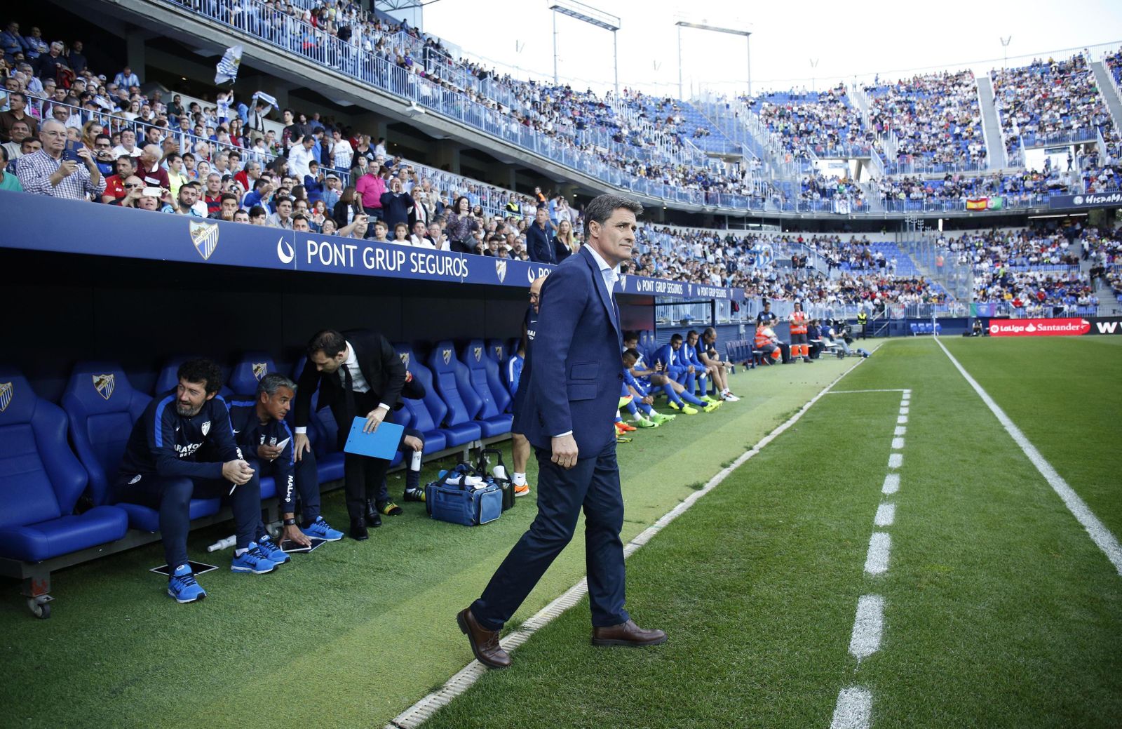 Las imágenes del Málaga-Alavés