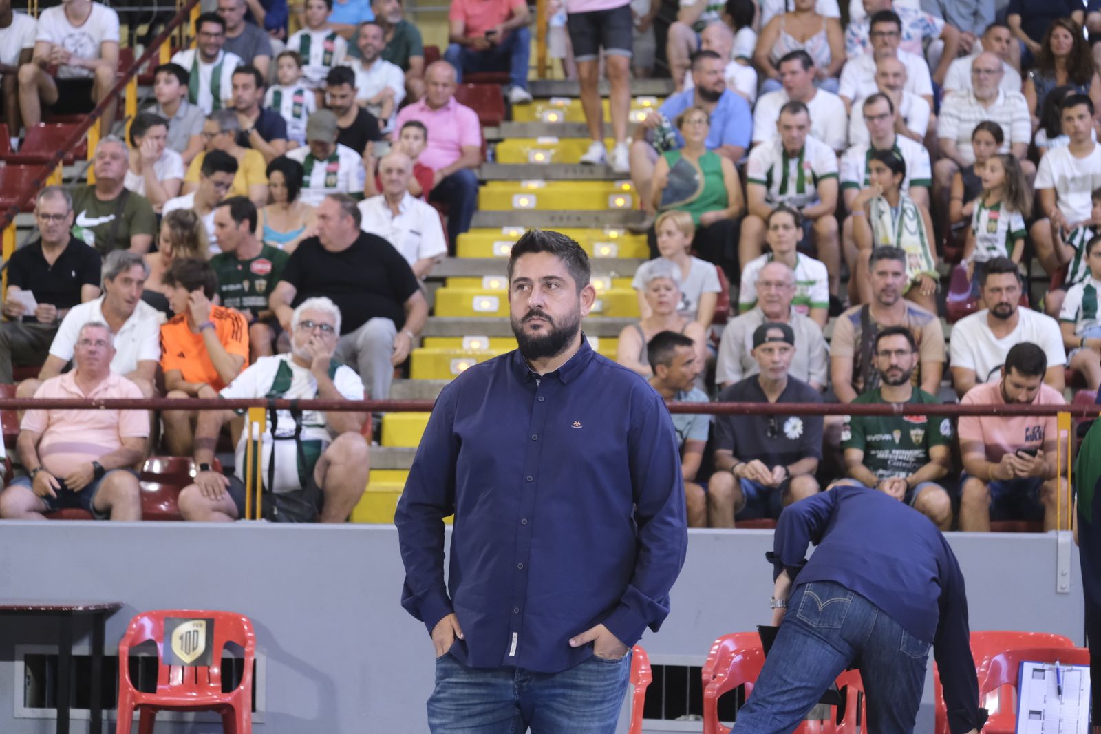 Josan González durante el choque ante el Viña Albali Valdepeñas.