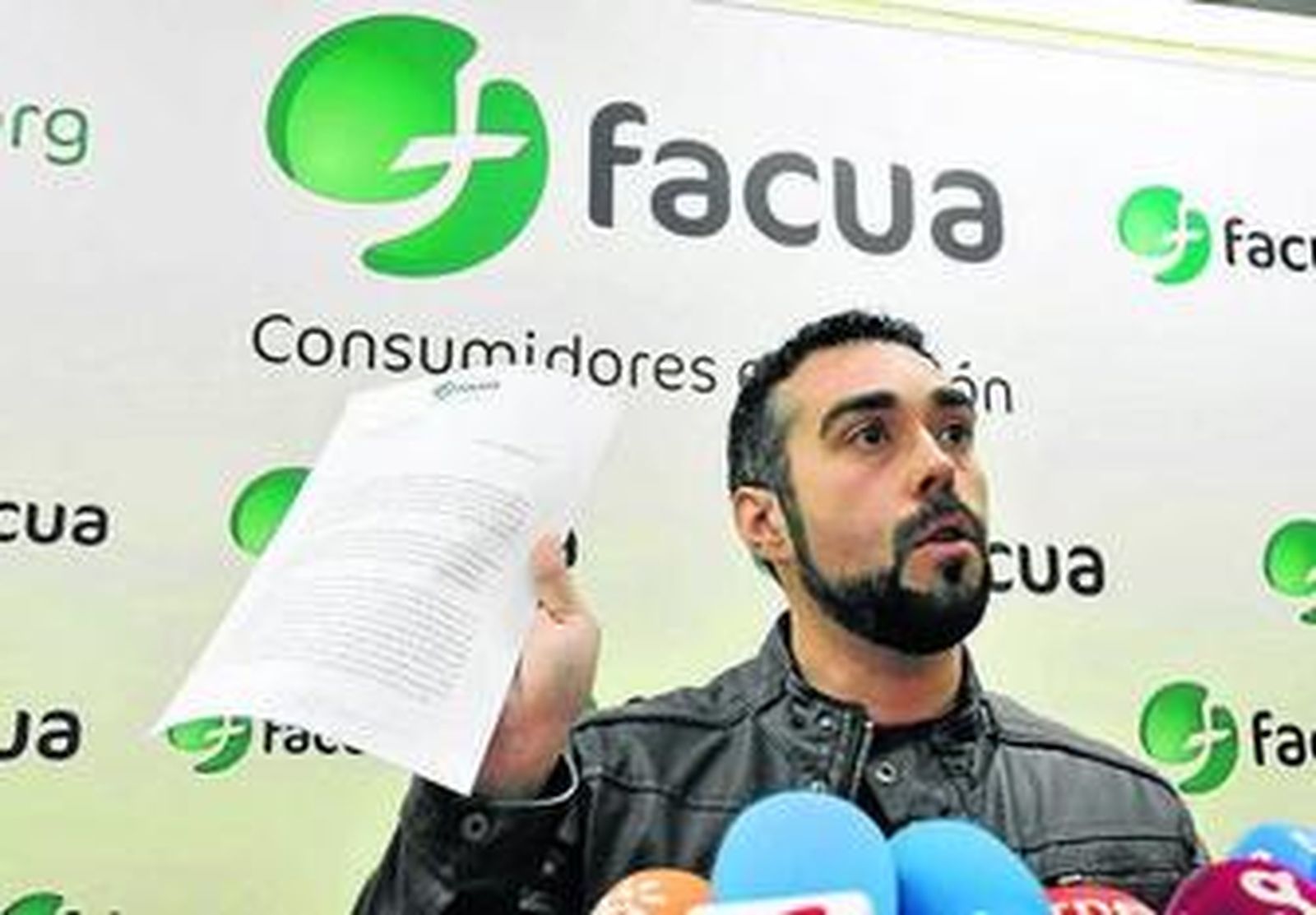 Rubén Sánchez, portavoz de Facua.