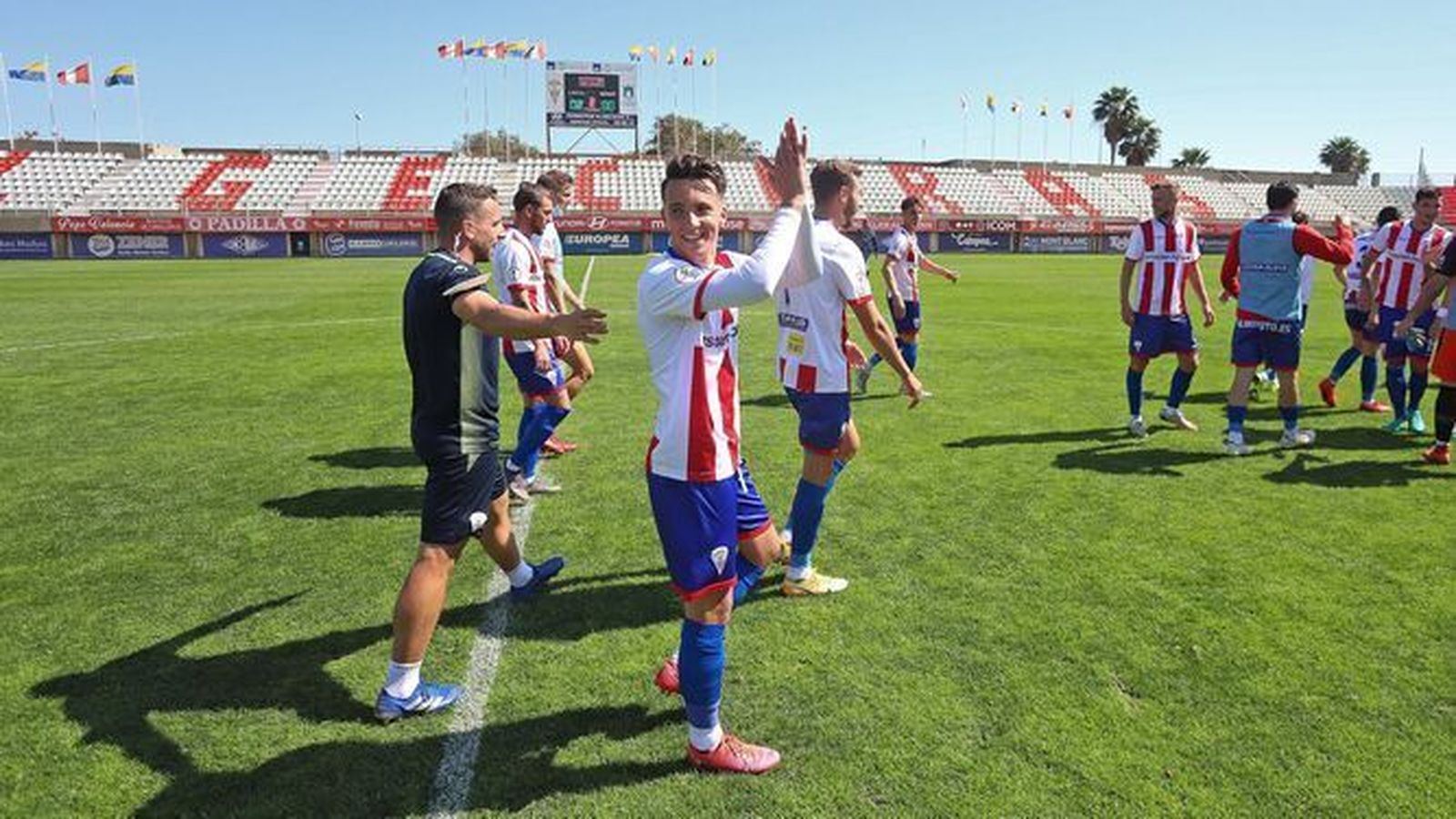 Ramón García, con el Algeciras la pasada temporada, con el que subió a Primera RFEF.