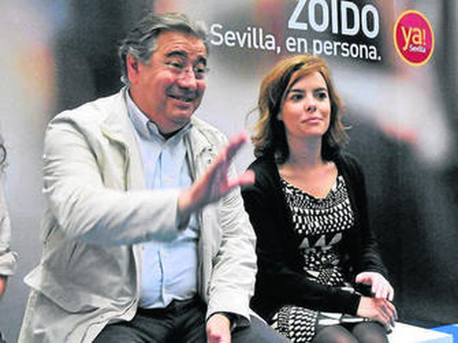 Juan Ignacio Zoido y Soraya Sáenz de Santamaría.