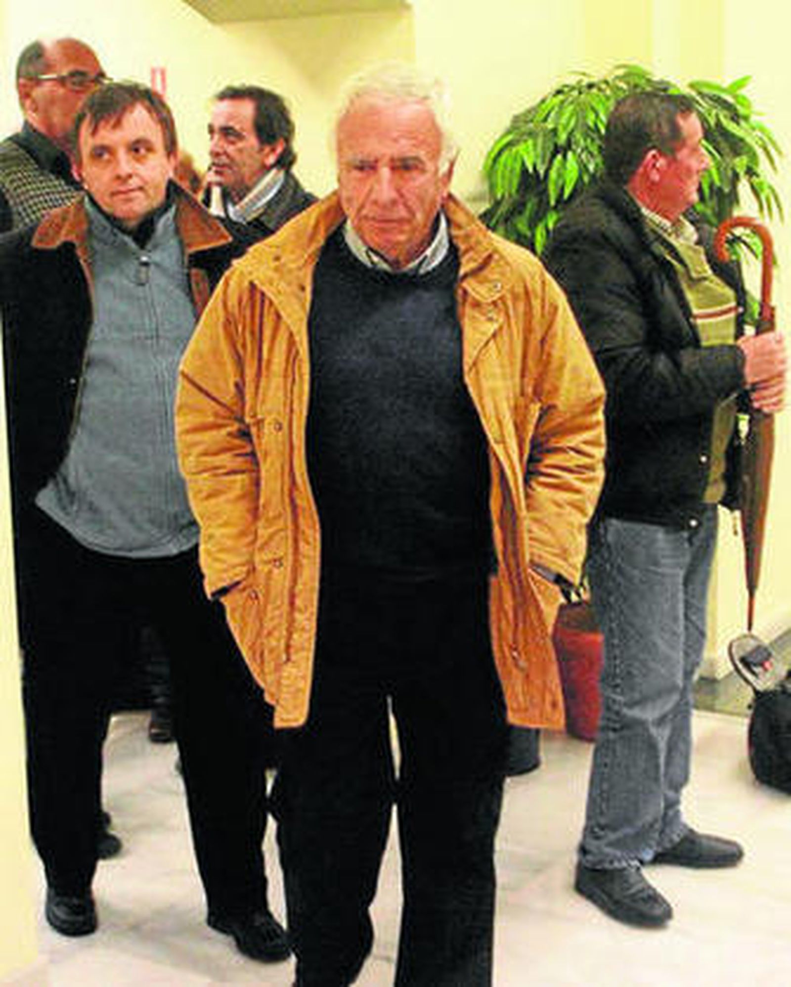 Baldomero Gaviño, ayer en el Ayuntamiento.