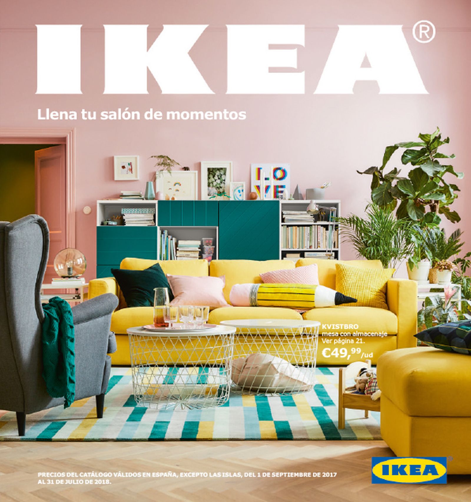 Ikea 'monta' su catálogo de 2018 en la plaza de la Constitución
