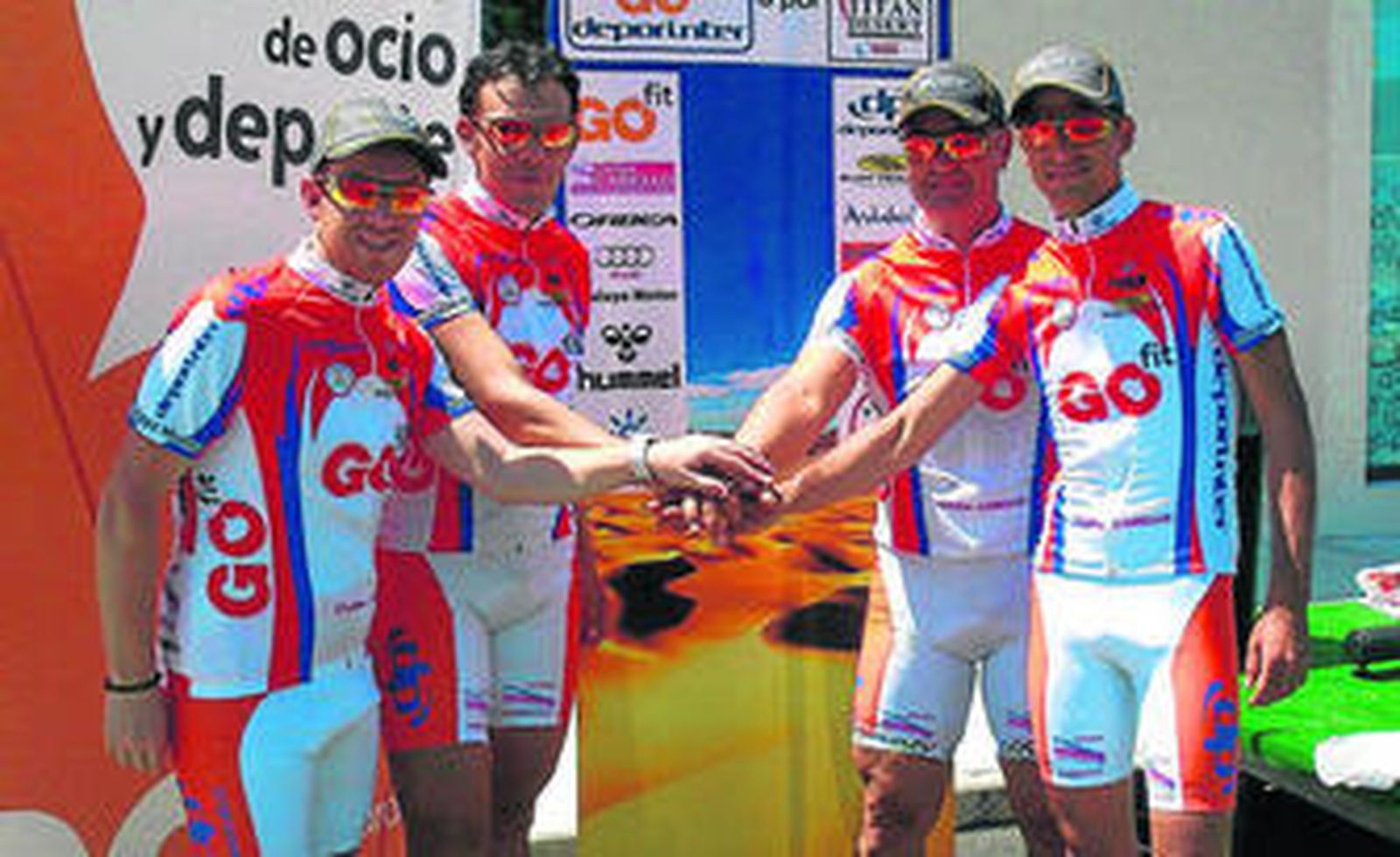 De izq. a dcha.: Rafa Vega, Carmelo Asencia, José Manuel Moreno Periñán y Alberto Benítez.