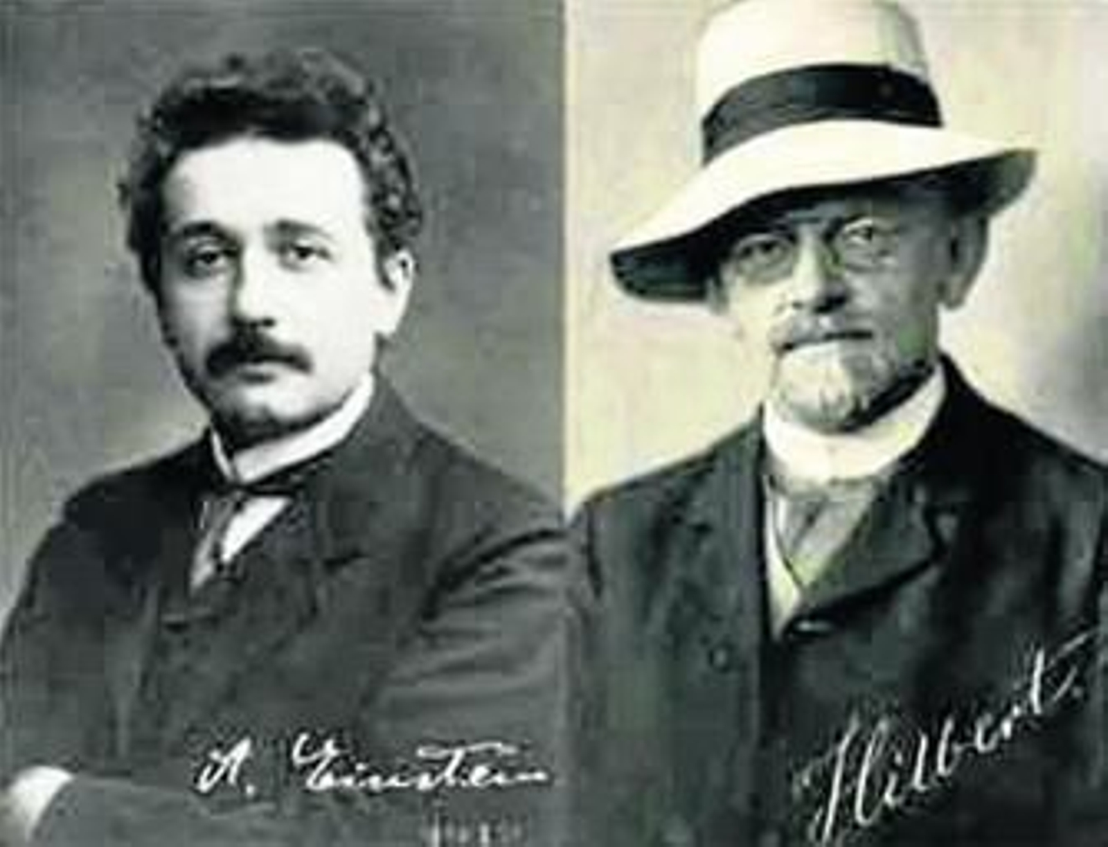 Einstein y Hilbert publicaron la teoría casi al mismo tiempo, aunque la autoría se reconoce al primero. Hilbert era el otro que, según Einstein, la entendía.