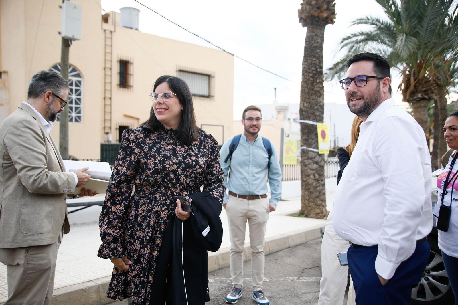 Descubrimiento de la silla del actor Fabio Testi en el Paseo de la Fama de Tabernas, en imágenes