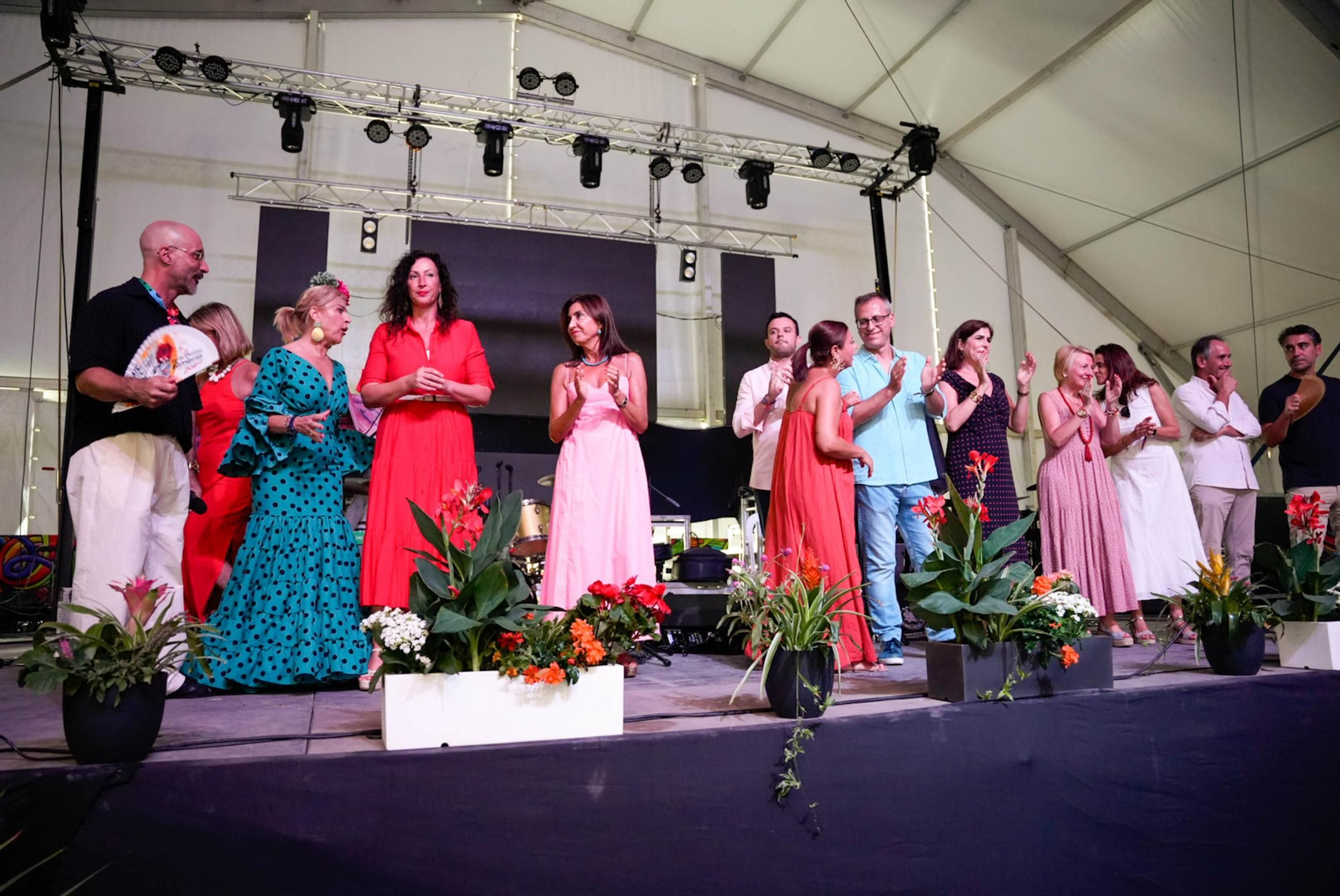 Las fotos de la comida de homenaje a la mujer en la Feria de Almería